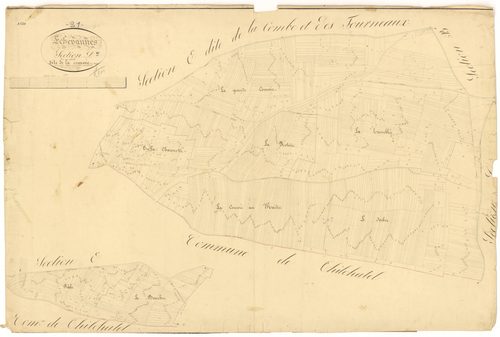 Echevannes - Section D - 3 P PLAN 248/5