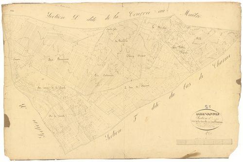 Echevannes - Section E - 3 P PLAN 248/6