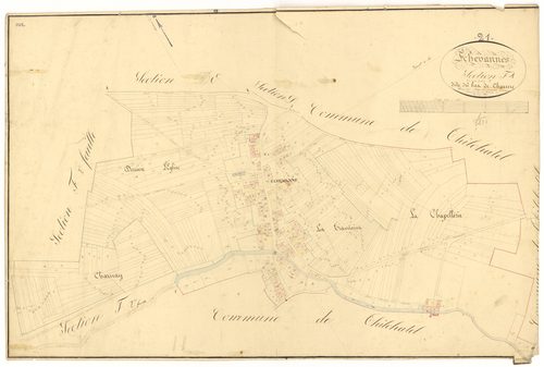 Echevannes - Section F1 - 3 P PLAN 248/7