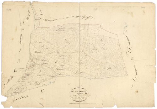 Echevronne - Section D - 3 P PLAN 249/6