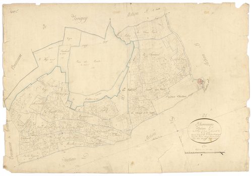 Echevronne - Section E - 3 P PLAN 249/7