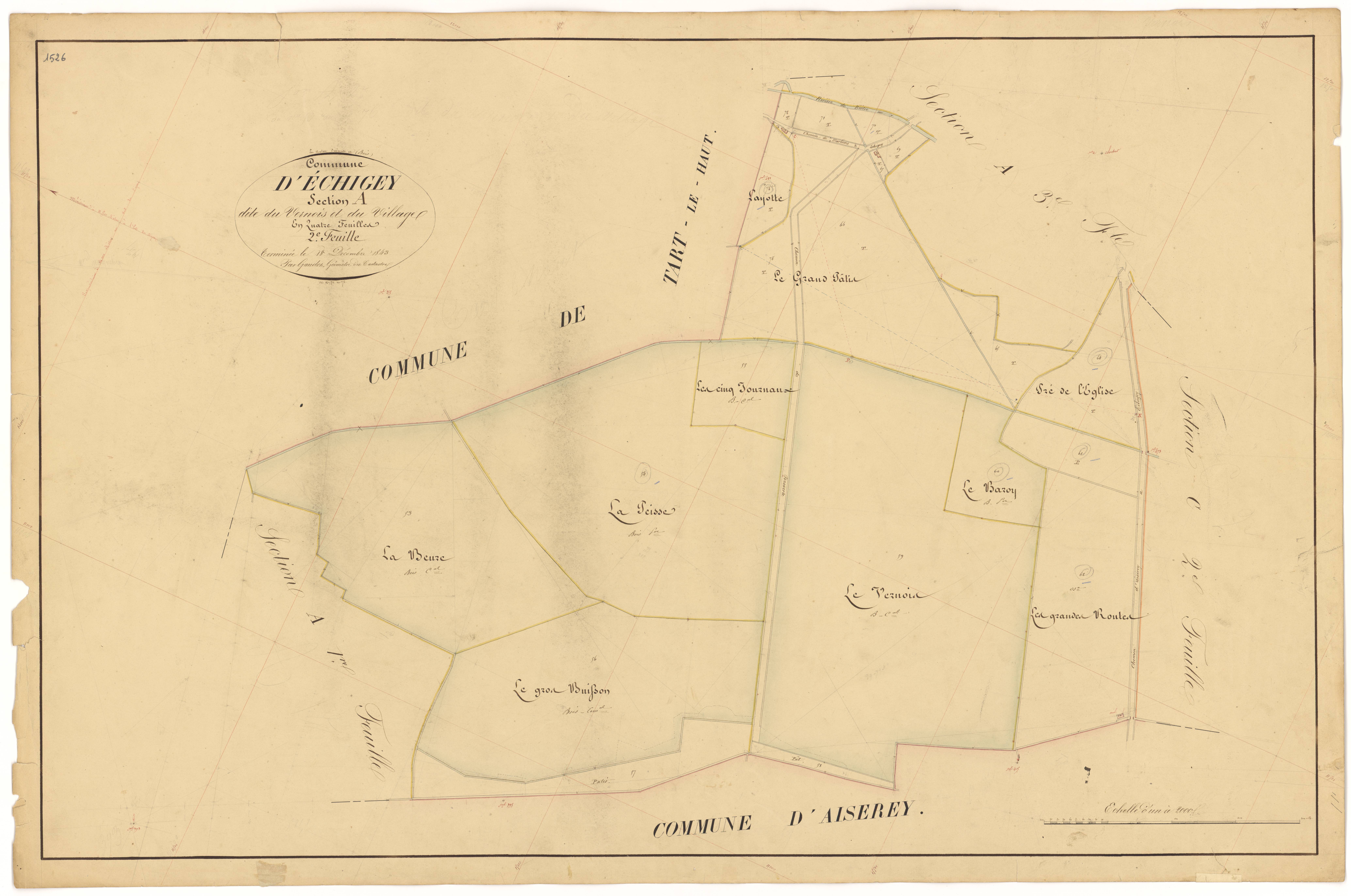 Echigey - Section A2 - 3 P PLAN 250/3