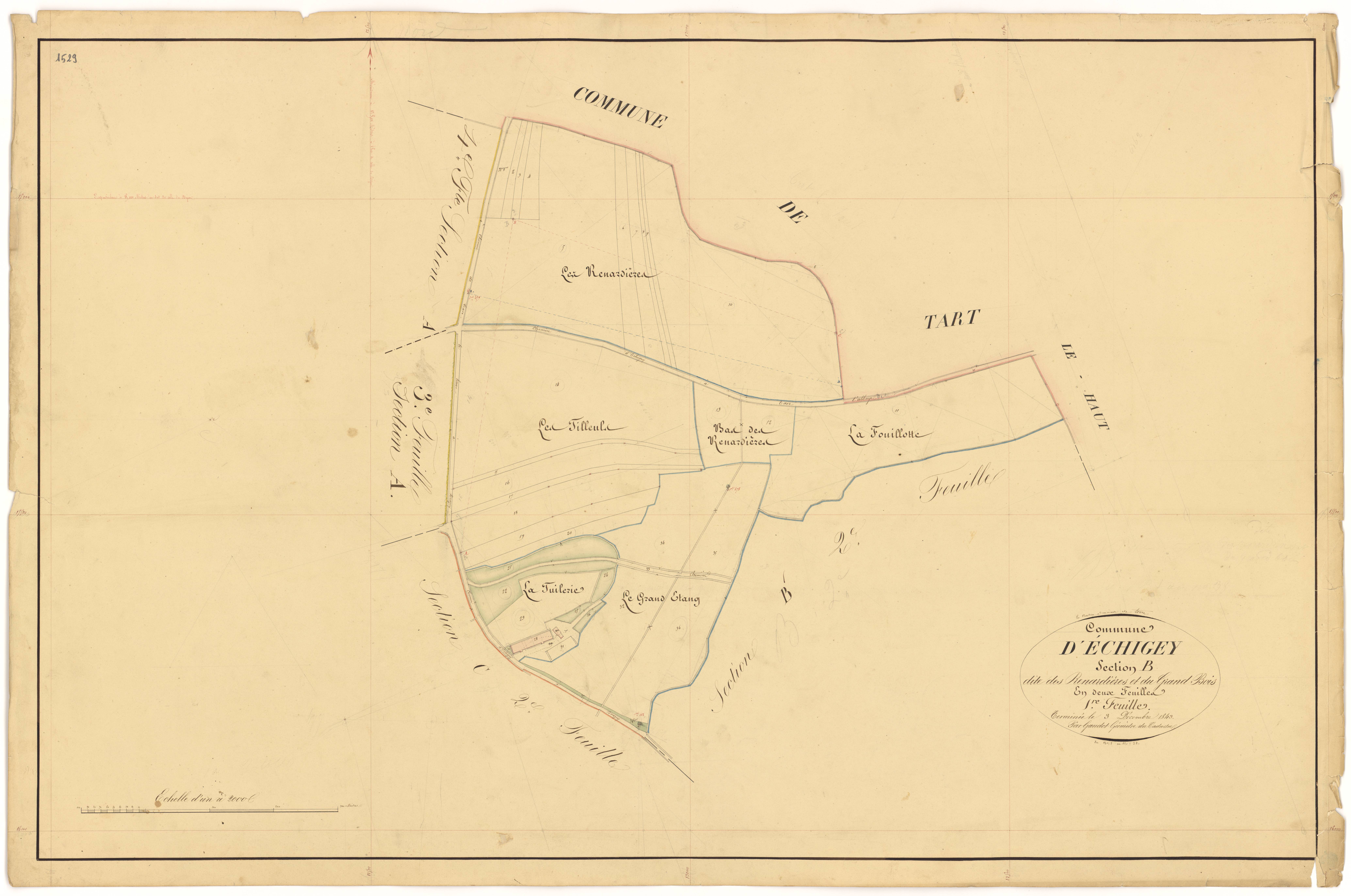 Echigey - Section B1 - 3 P PLAN 250/6