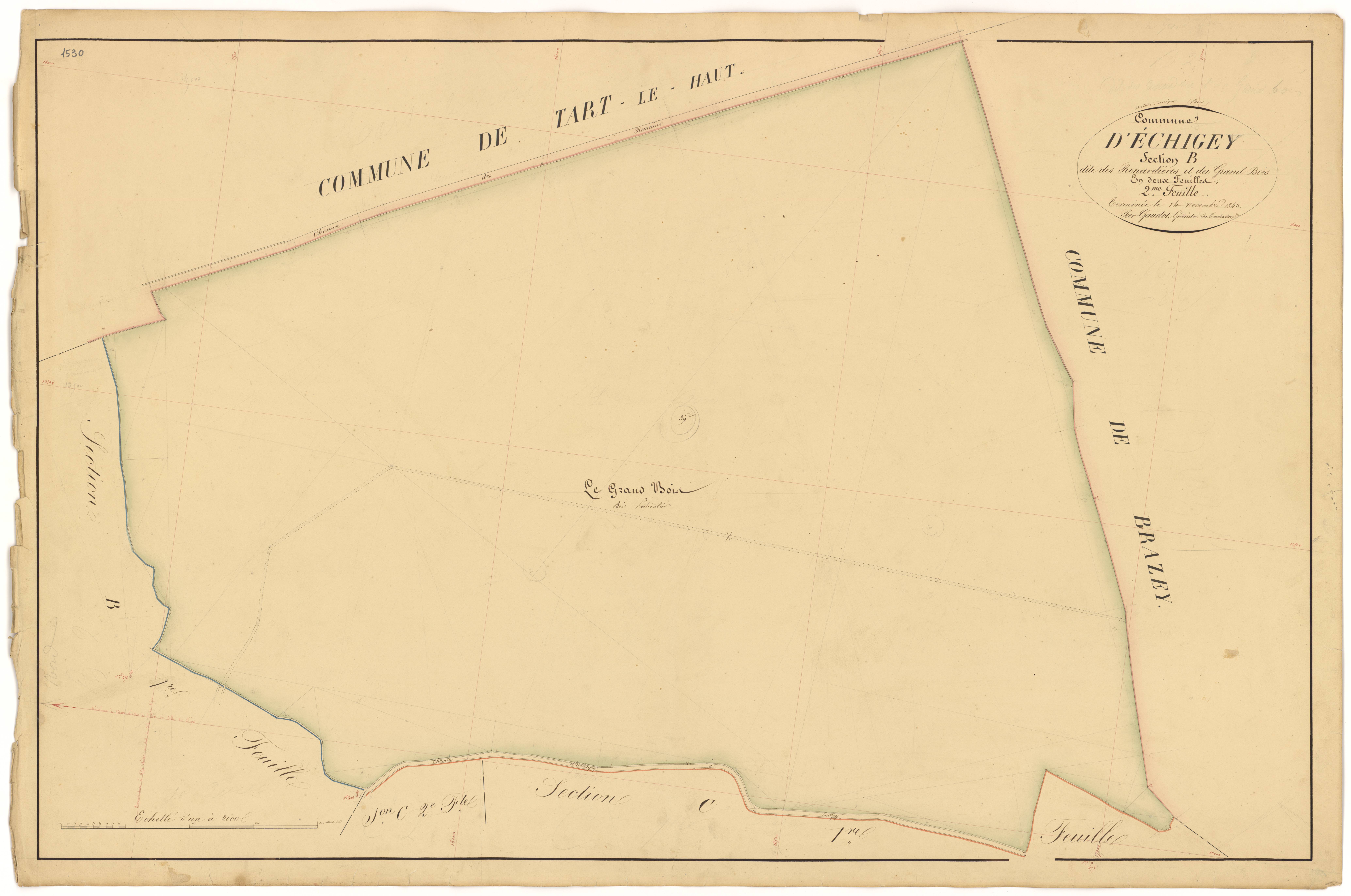 Echigey - Section B2 - 3 P PLAN 250/7