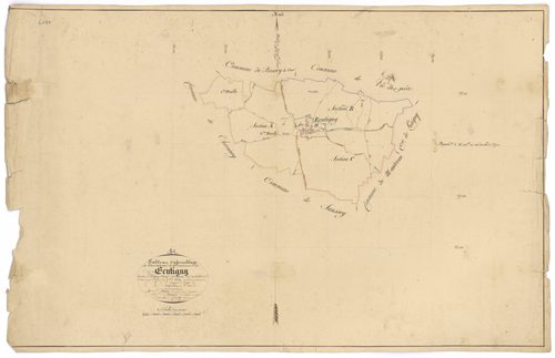 Ecutigny - Tableau d'assemblage - 3 P PLAN 251/1
