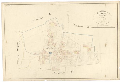 Ecutigny - Section D - 3 P PLAN 251/10