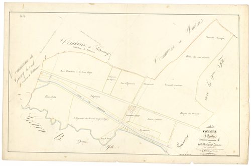 Eguilly - Section A1 - 3 P PLAN 252/2