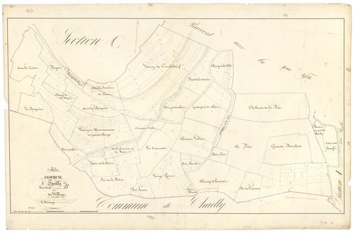 Eguilly - Section B1 - 3 P PLAN 252/4