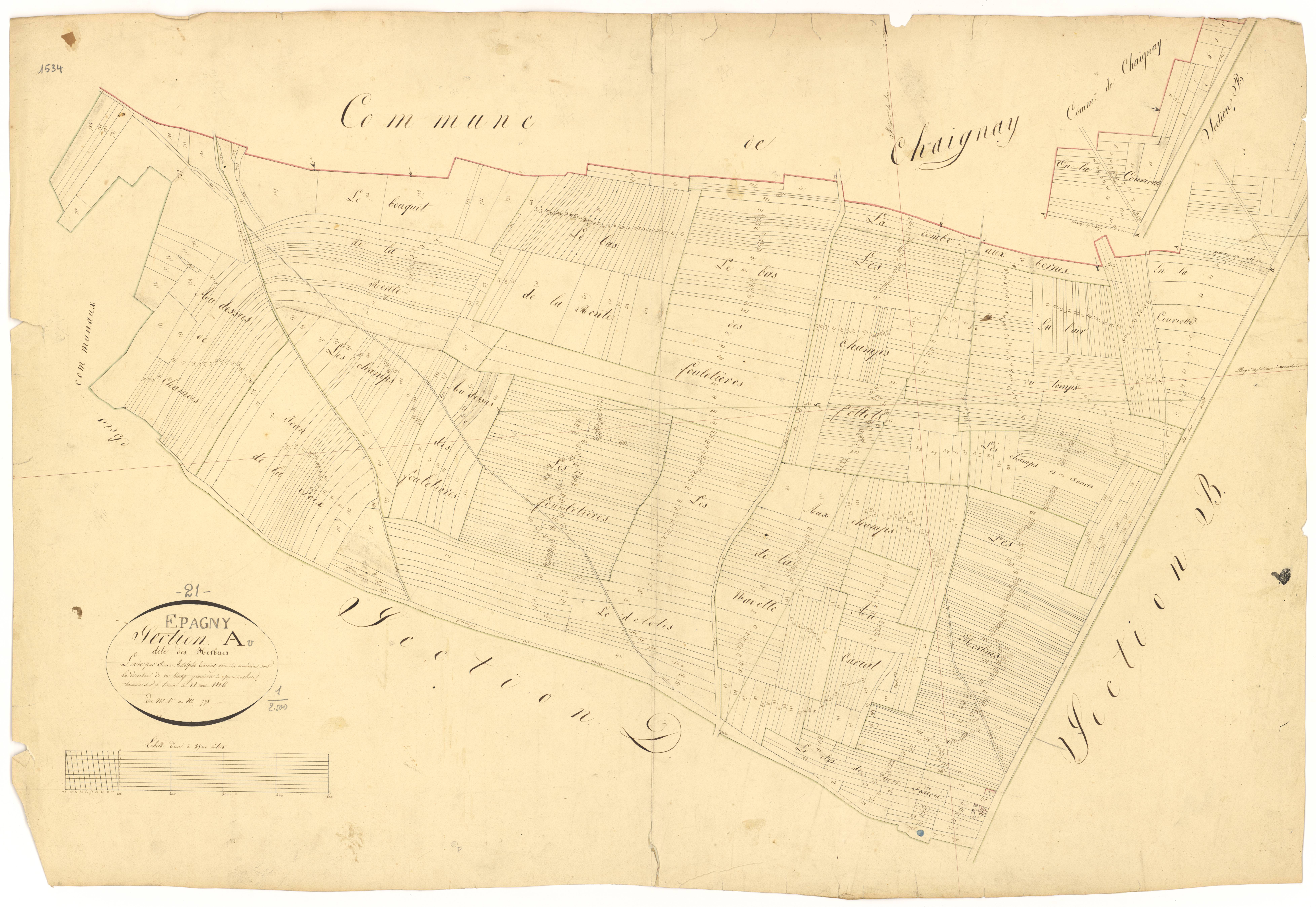 Epagny - Section A - 3 P PLAN 253/2