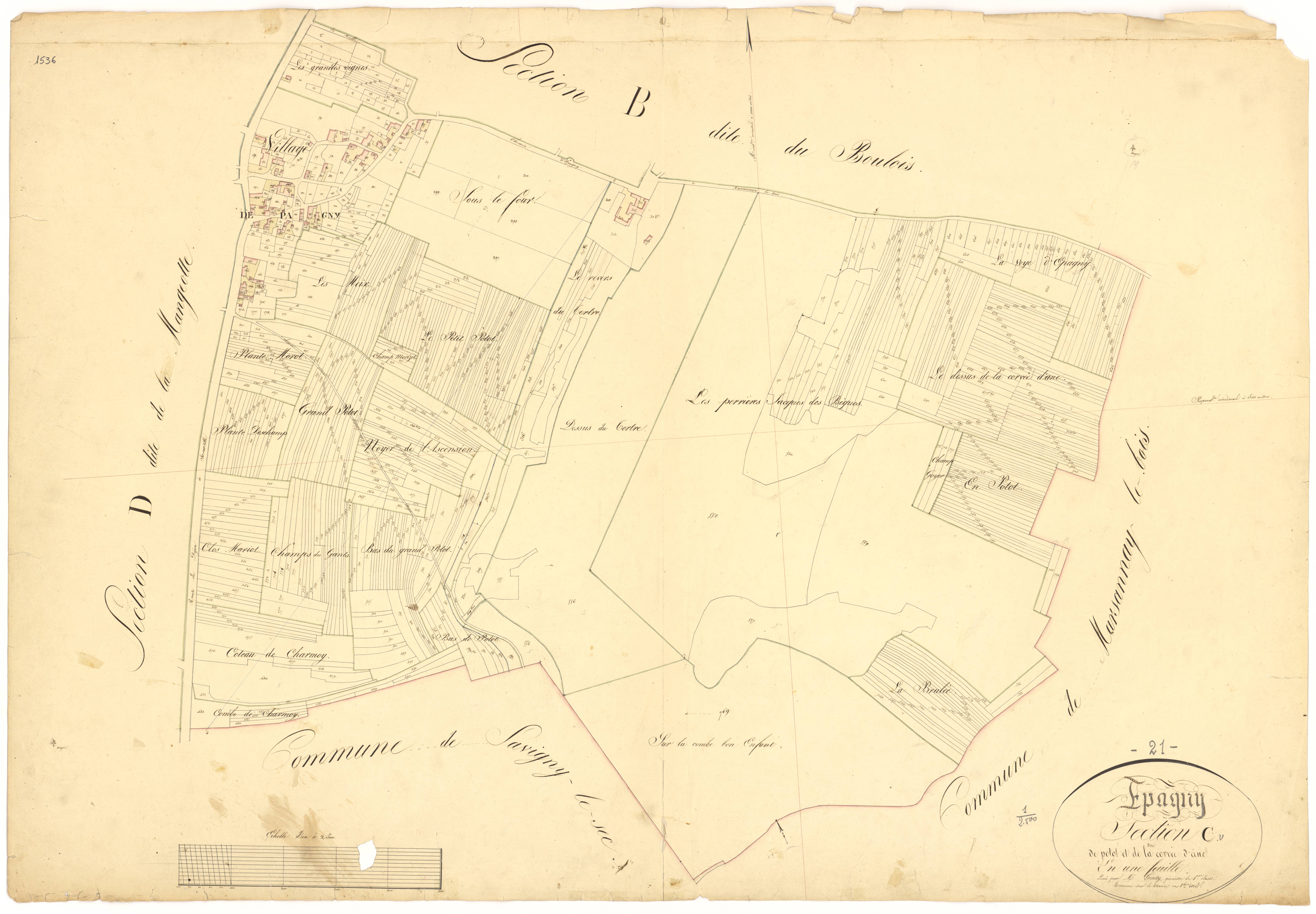 Epagny - Section C - 3 P PLAN 253/4
