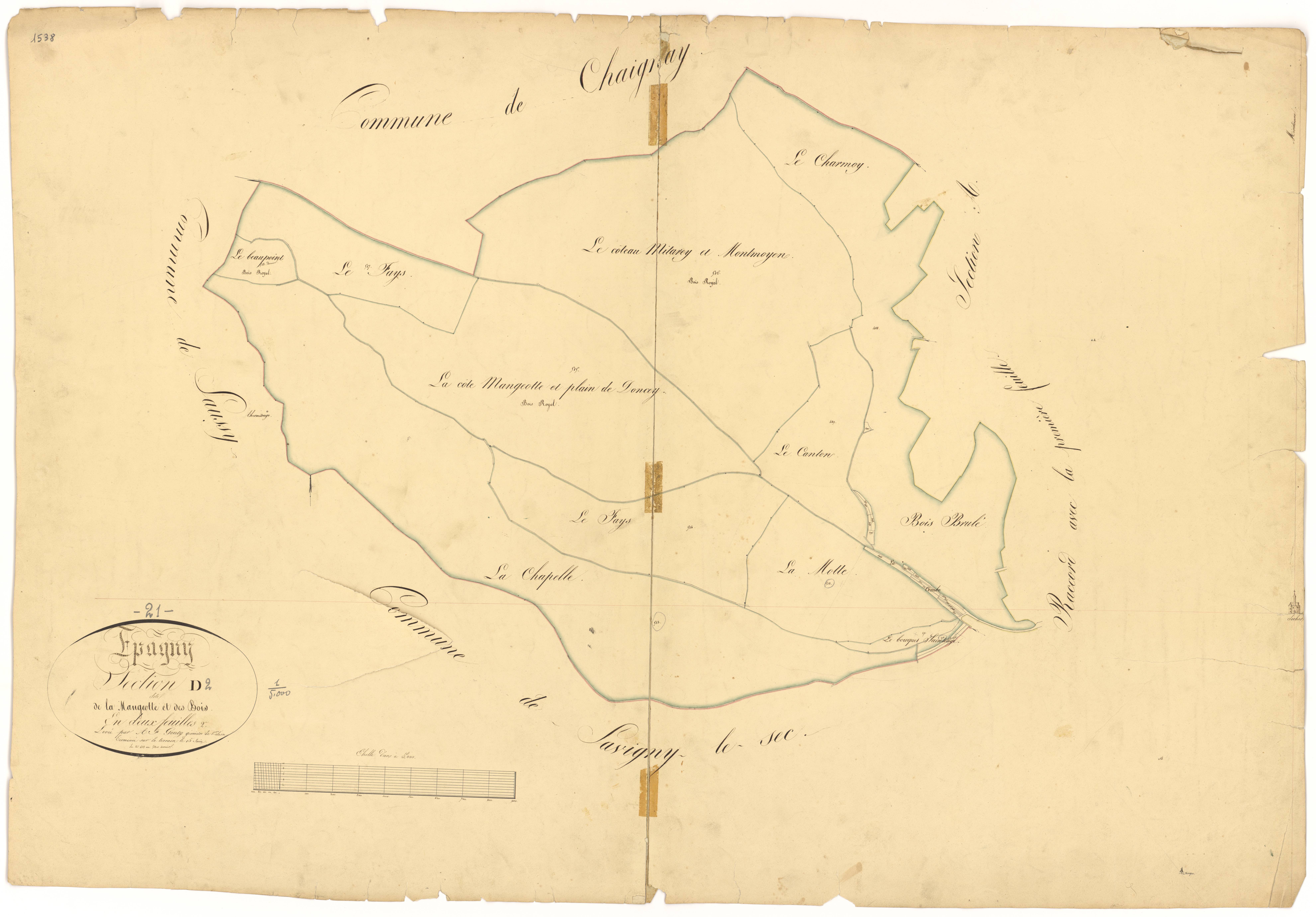 Epagny - Section D2 - 3 P PLAN 253/6