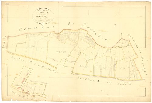 Epernay-sous-Gevrey - Section A - 3 P PLAN 254/2