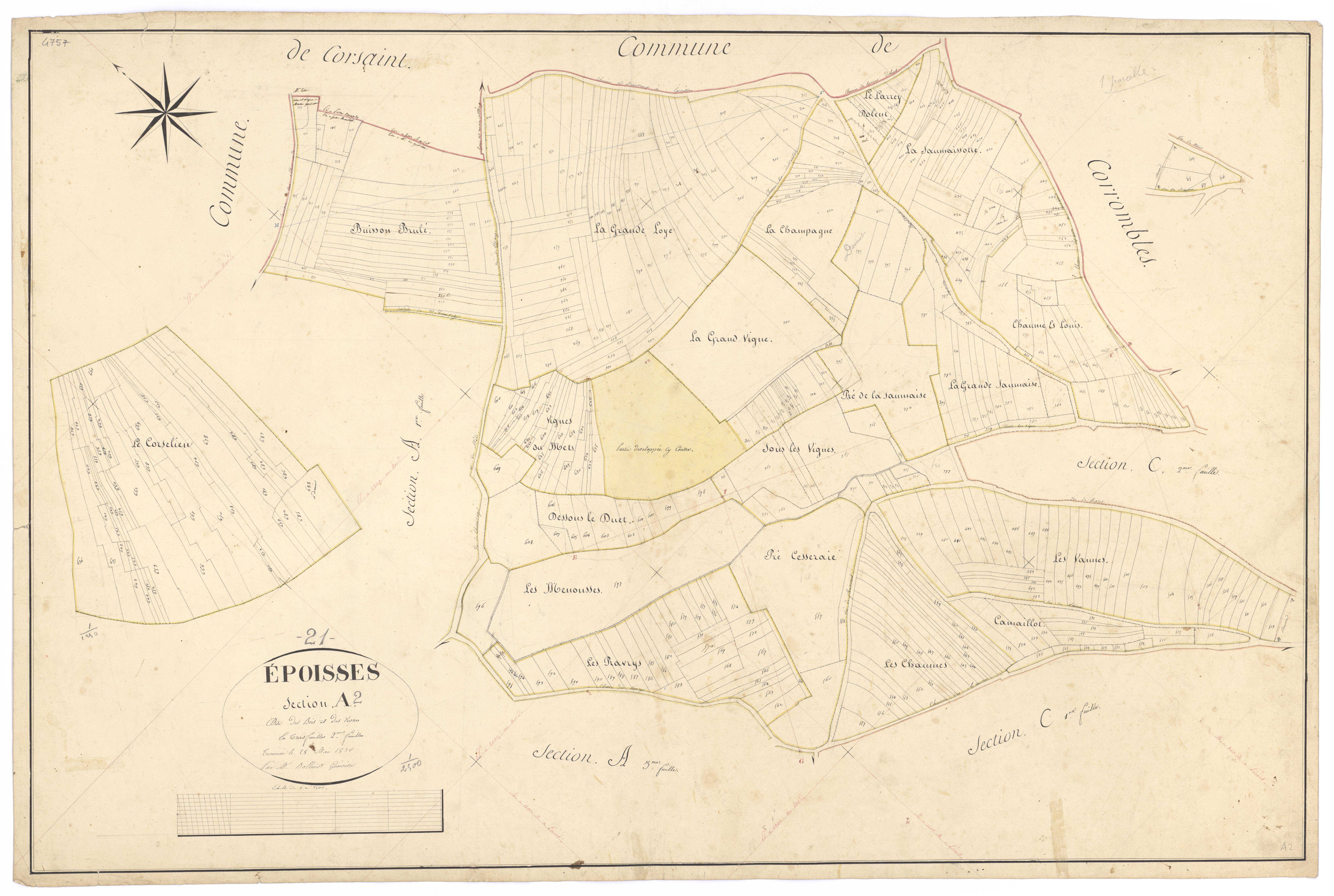 Epoisses - Section A2 - 3 P PLAN 255/3