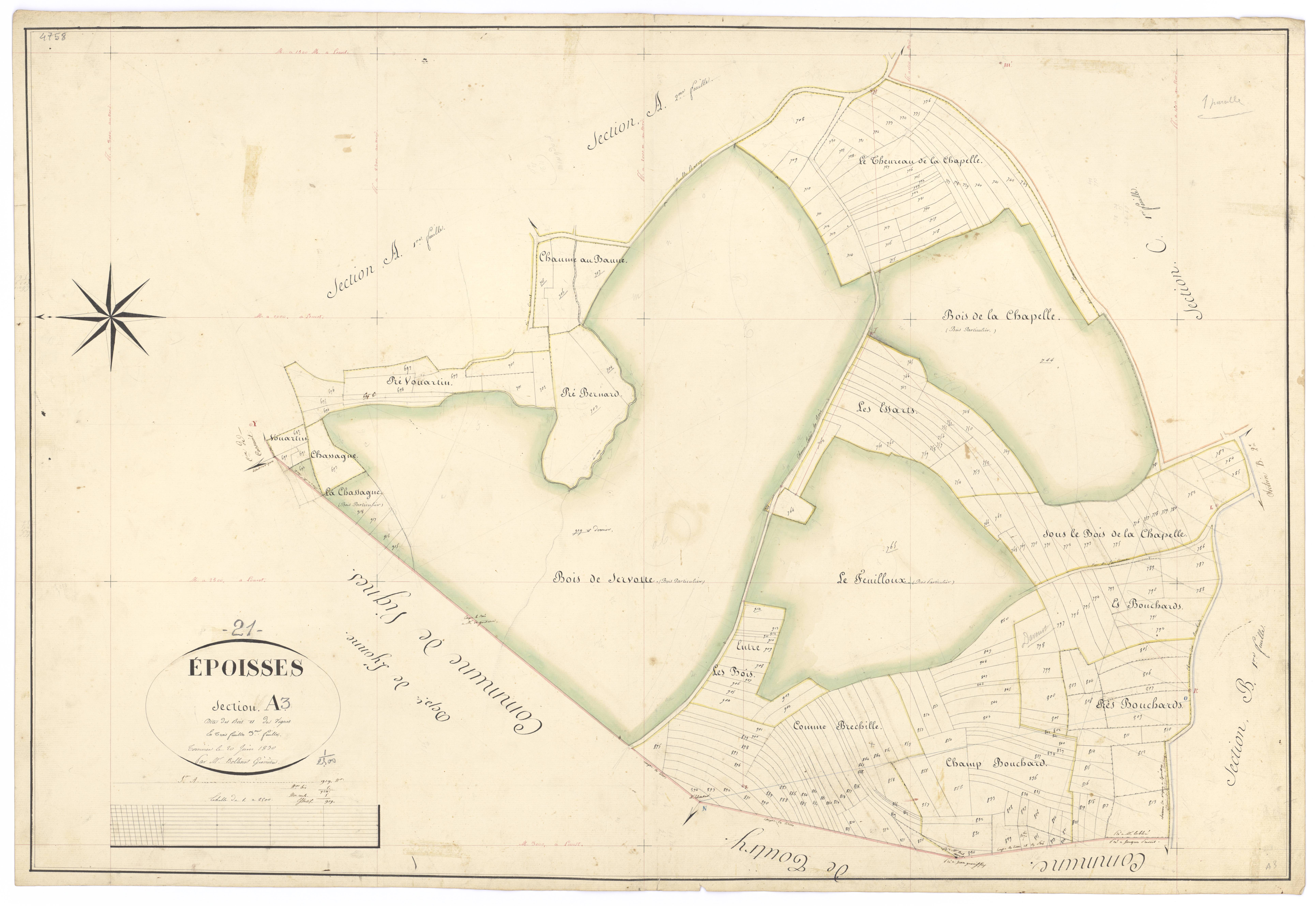 Epoisses - Section A3 - 3 P PLAN 255/4