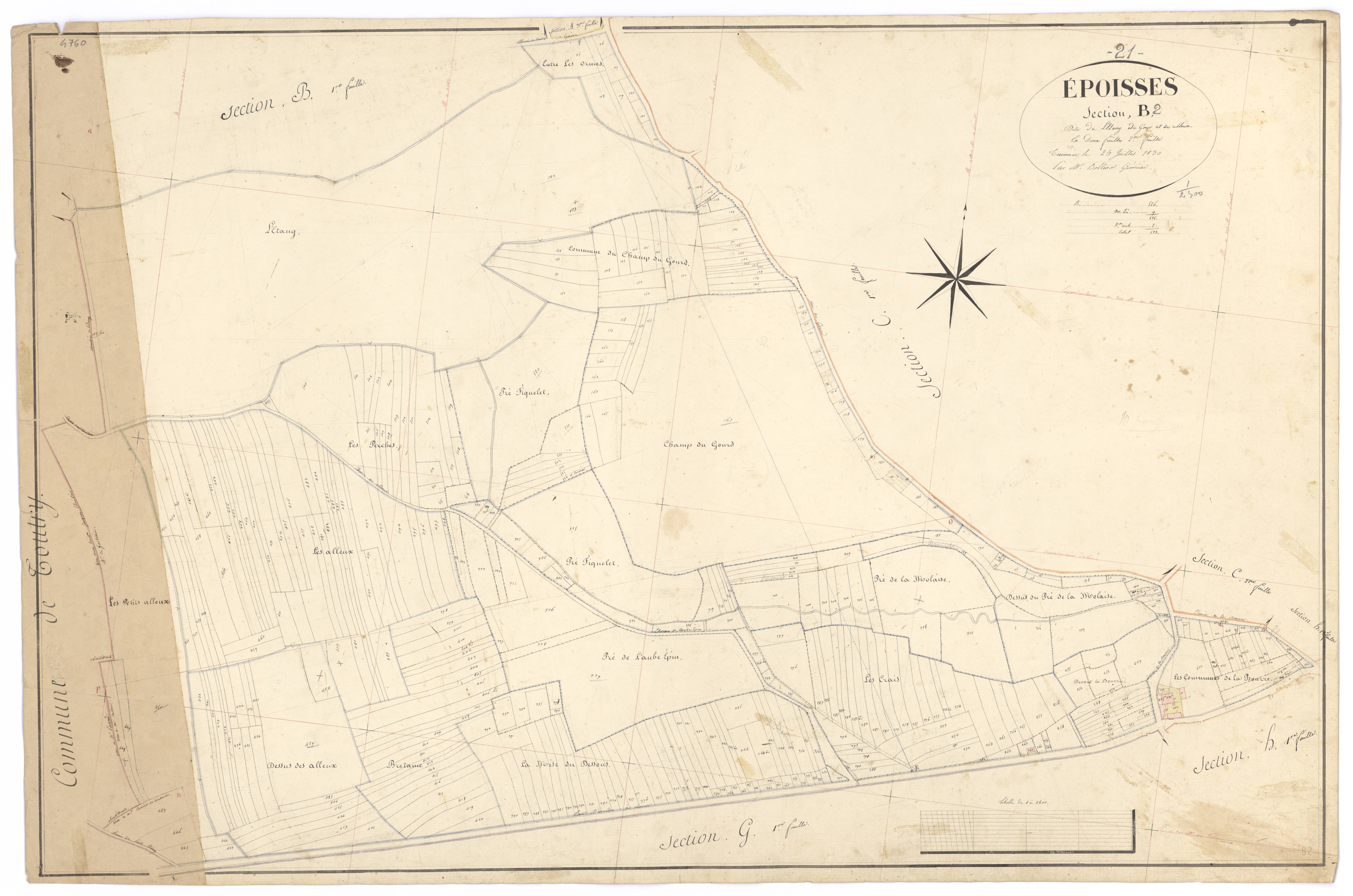 Epoisses - Section B2 - 3 P PLAN 255/6