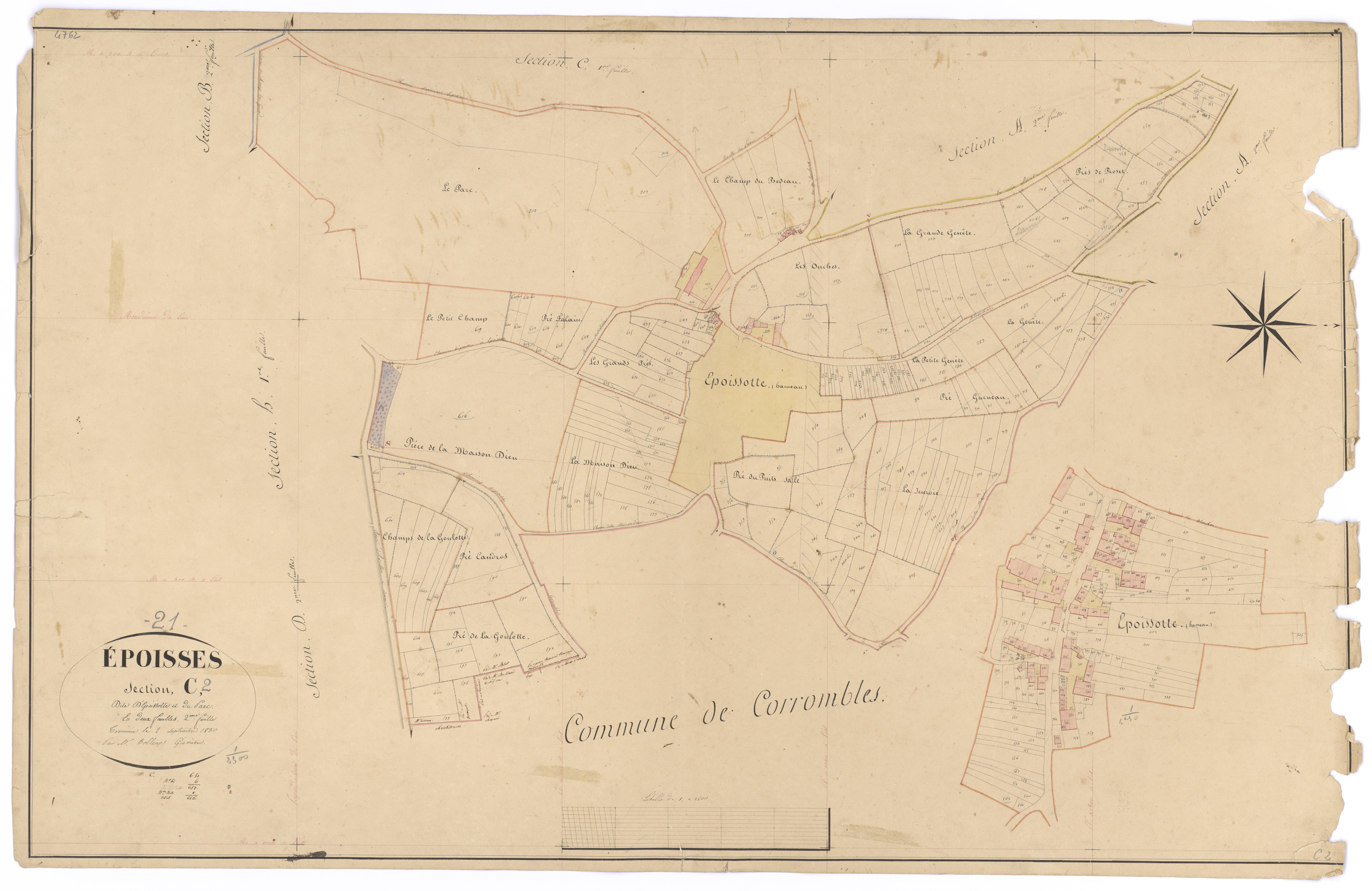 Epoisses - Section C2 - 3 P PLAN 255/8