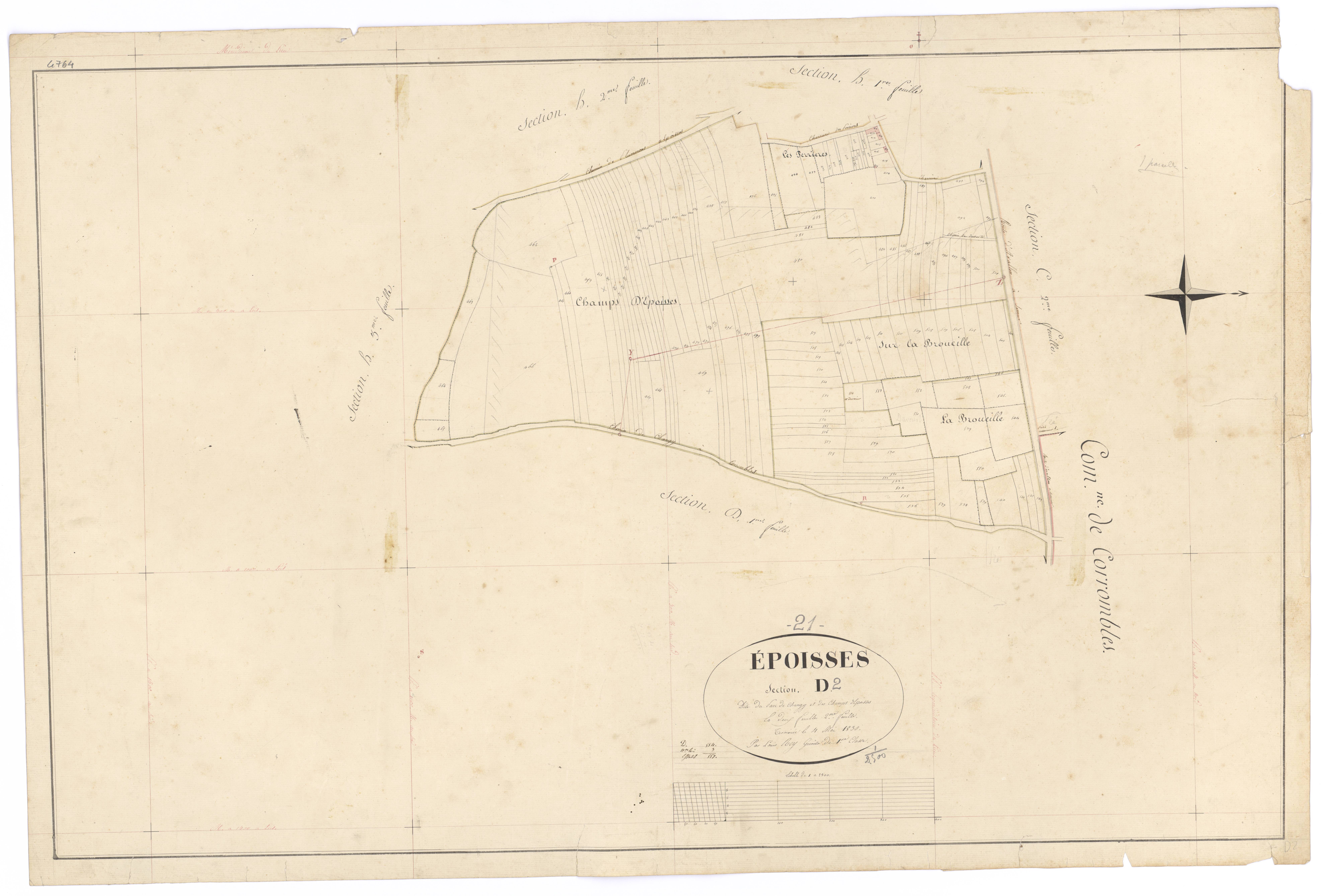 Epoisses - Section D2 - 3 P PLAN 255/10