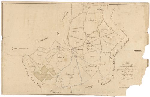 Epoisses - Tableau d'assemblage - 3 P PLAN 255/1