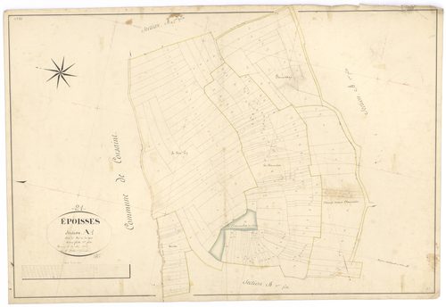 Epoisses - Section A1 - 3 P PLAN 255/2