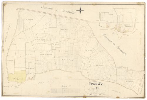 Epoisses - Section D1 - 3 P PLAN 255/9