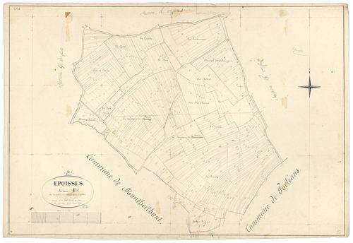 Epoisses - Section F1 - 3 P PLAN 255/12