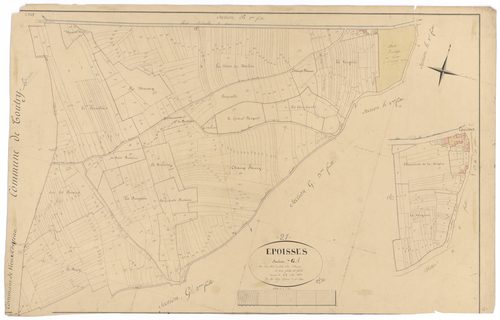 Epoisses - Section G1 - 3 P PLAN 255/14