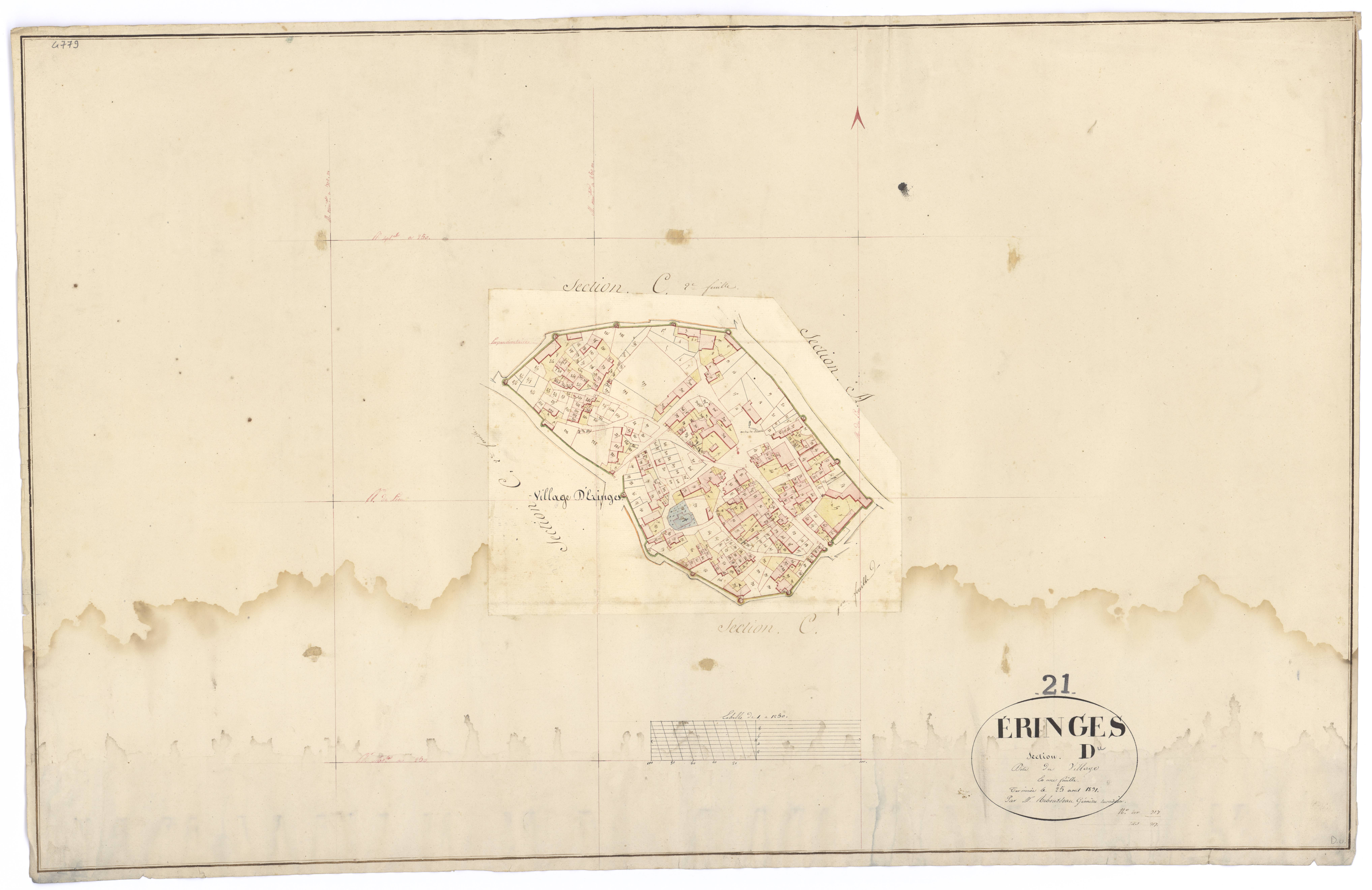Eringes - Section D - 3 P PLAN 256/6