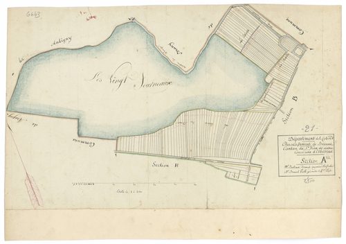 Esbarres - Section A - 3 P PLAN 257/2
