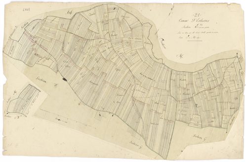 Esbarres - Section E - 3 P PLAN 257/7