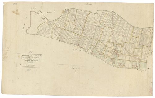 Esbarres - Section F - 3 P PLAN 257/8