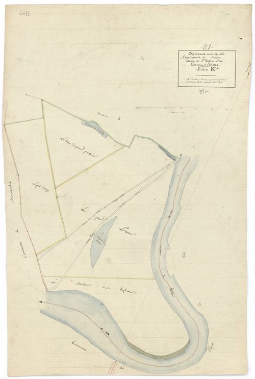Esbarres - Section K - 3 P PLAN 257/12
