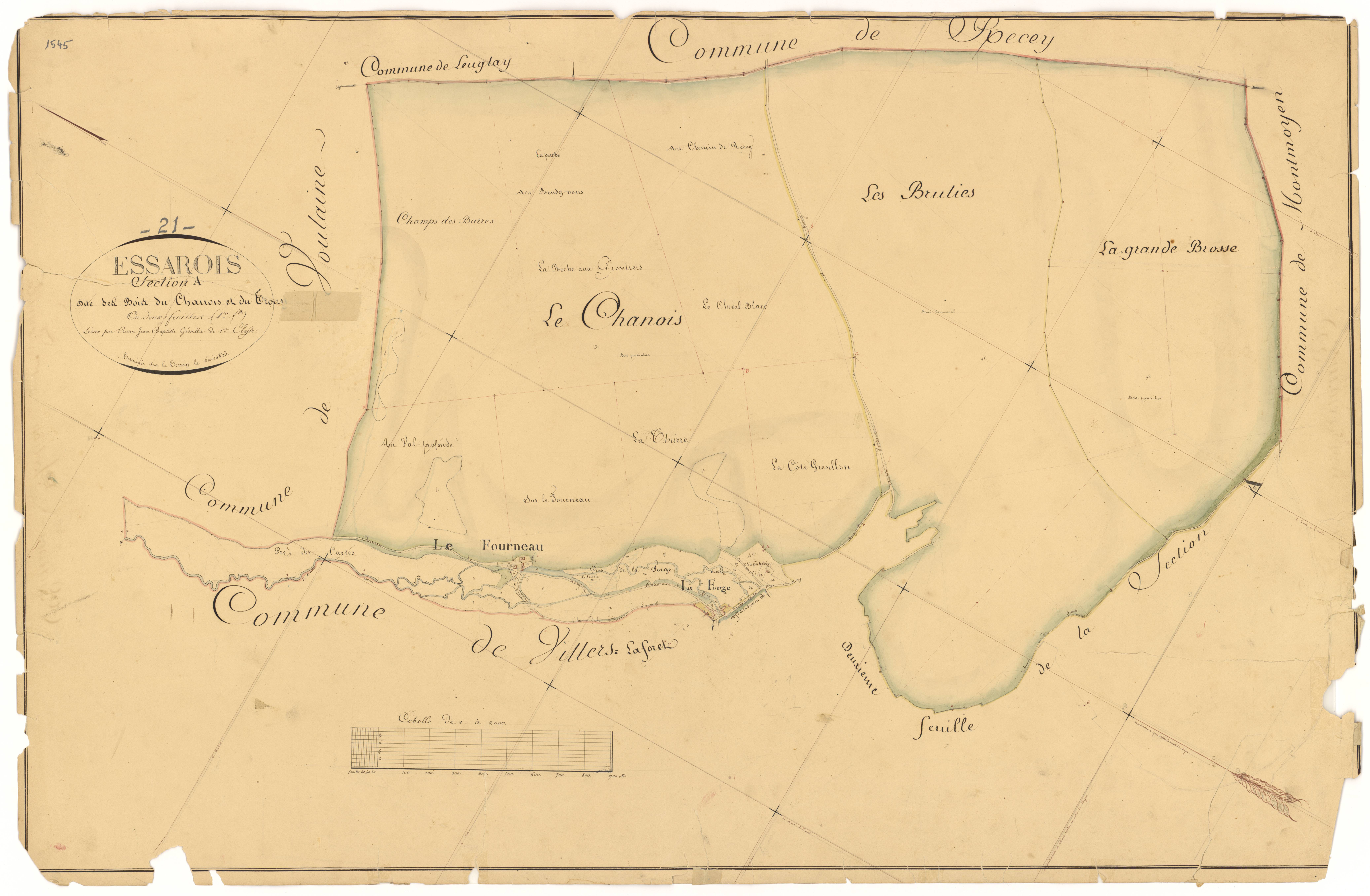 Essarois - Section A1 - 3 P PLAN 258/2