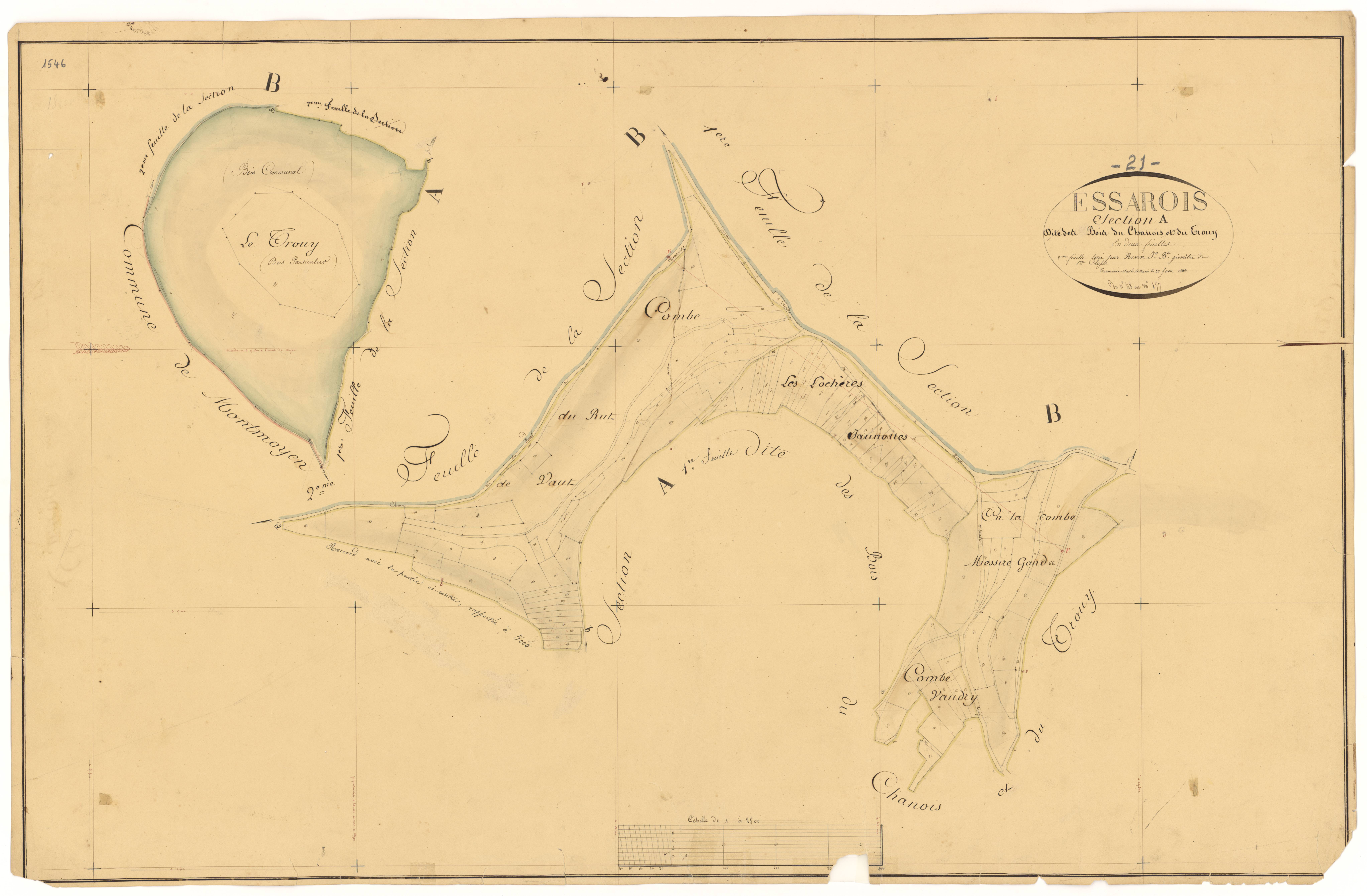 Essarois - Section A2 - 3 P PLAN 258/3