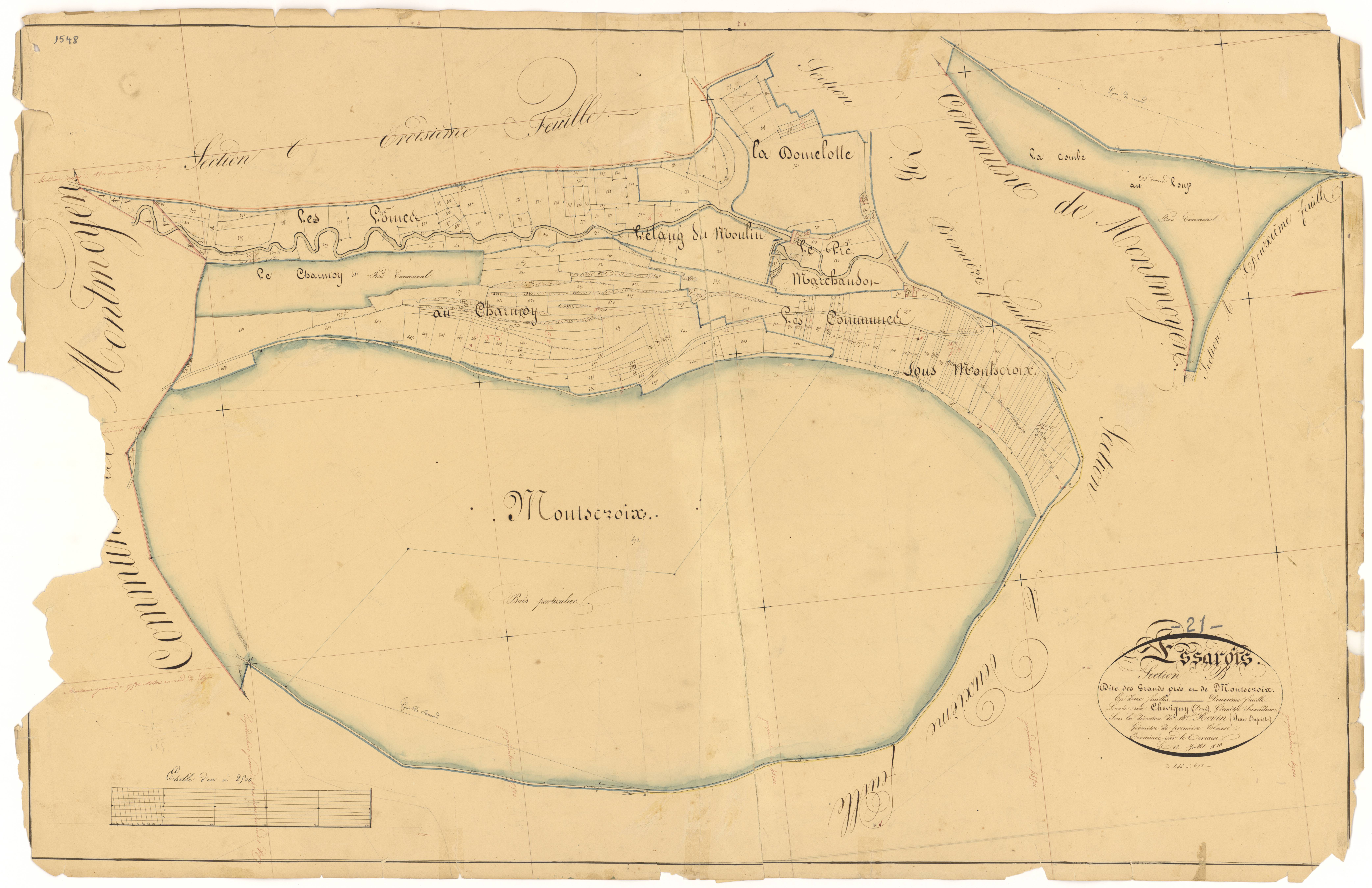 Essarois - Section B2 - 3 P PLAN 258/5