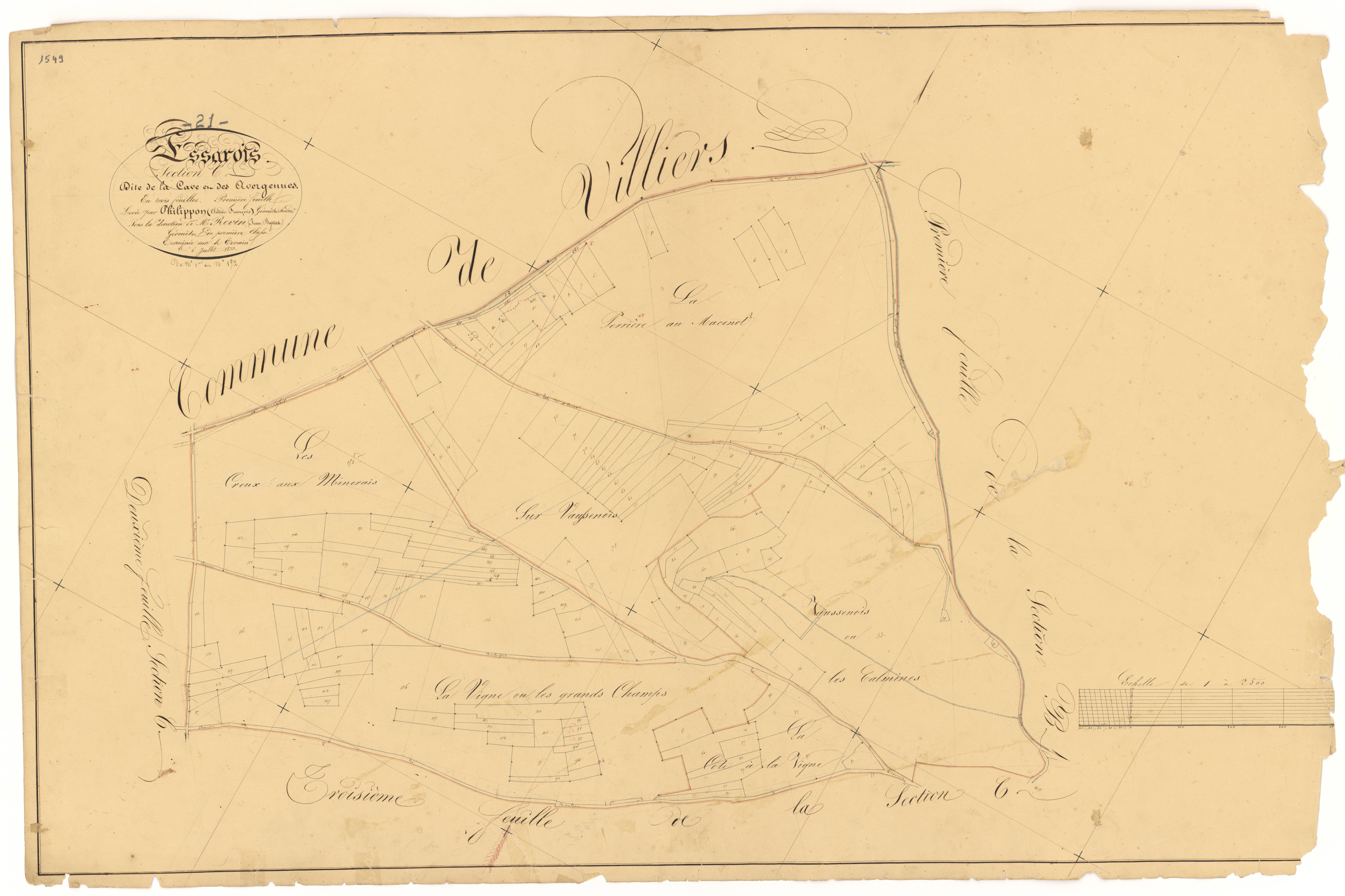 Essarois - Section C1 - 3 P PLAN 258/6