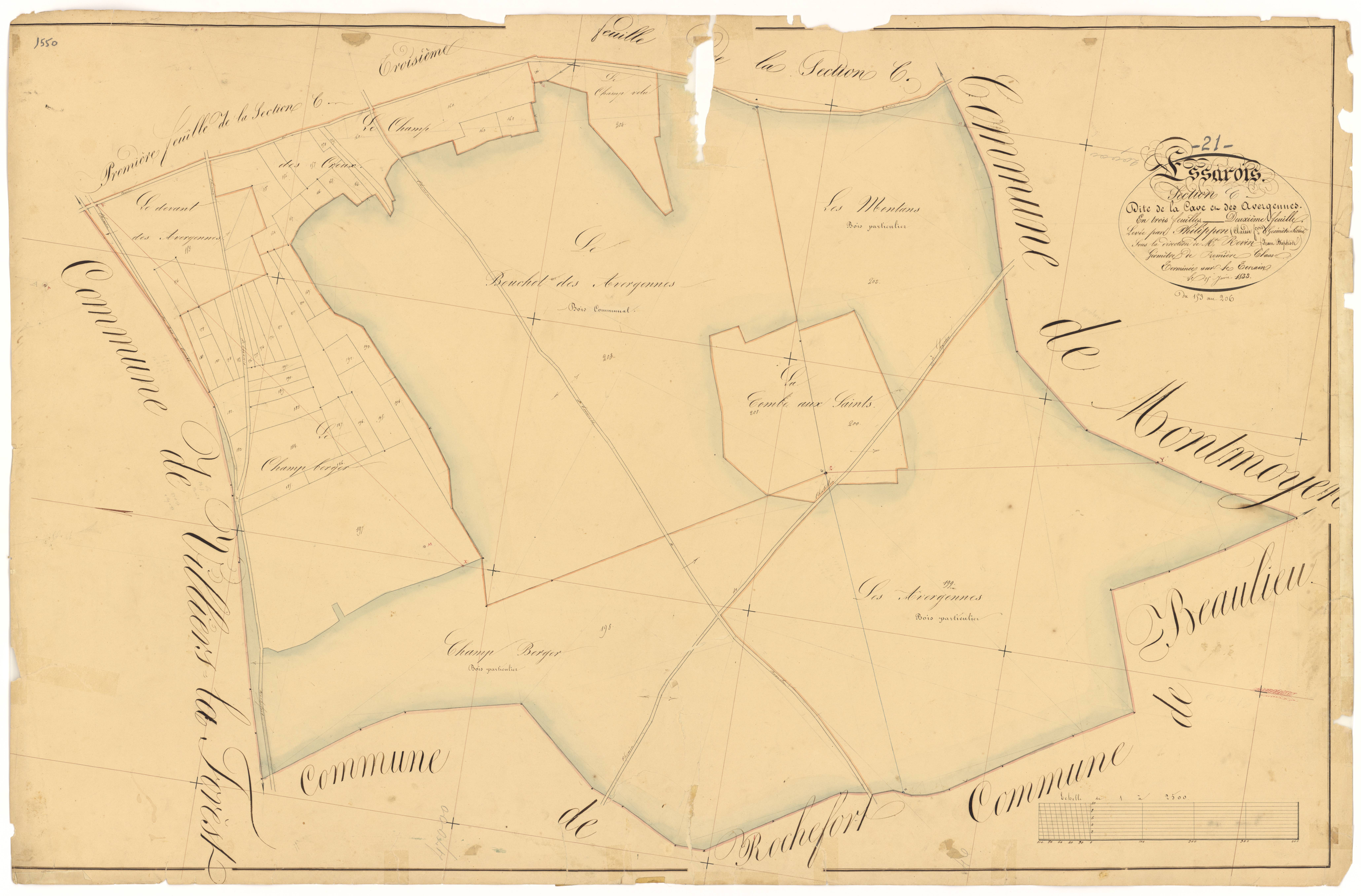Essarois - Section C2 - 3 P PLAN 258/7