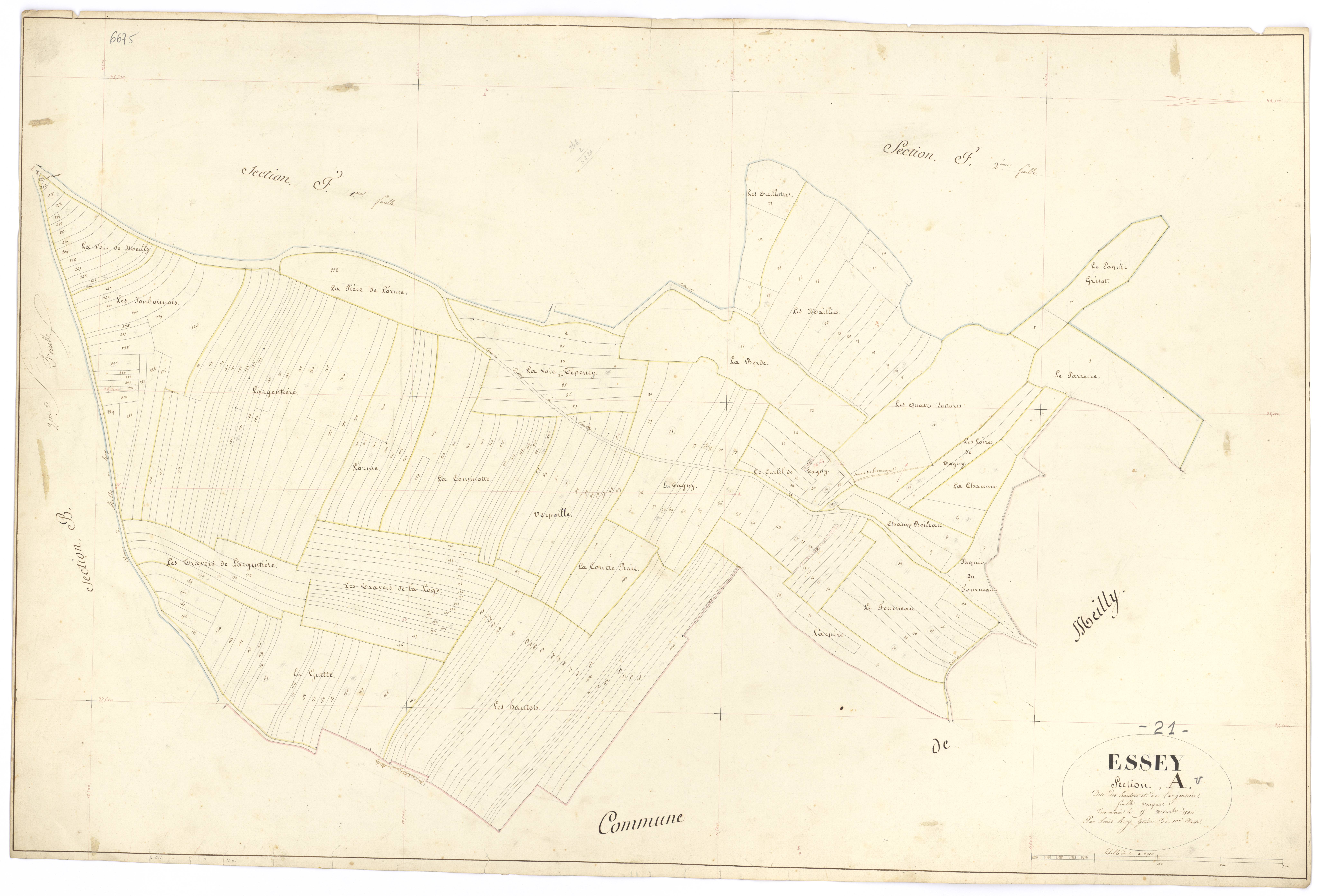 Essey - Section A - 3 P PLAN 259/2