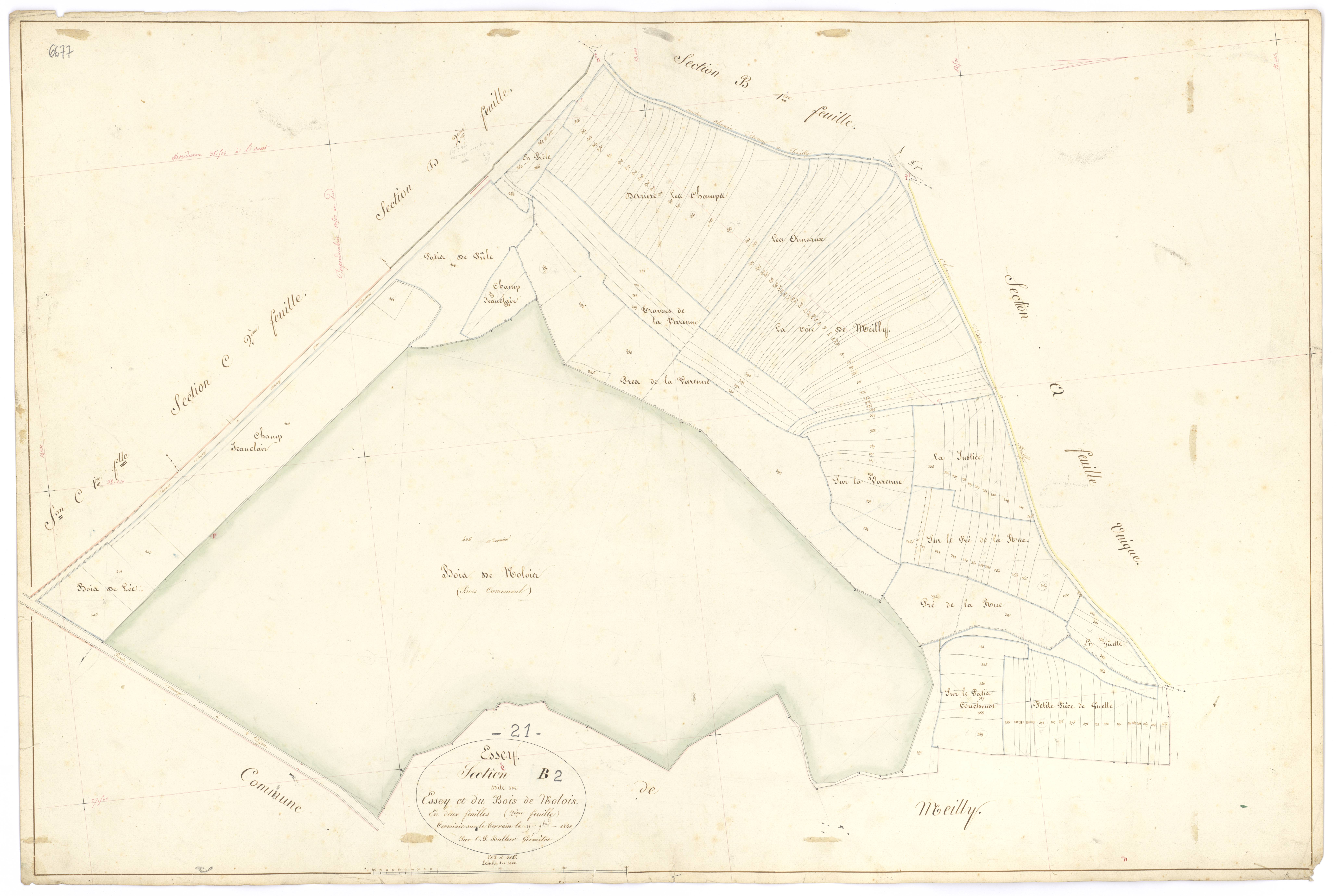 Essey - Section B2 - 3 P PLAN 259/4