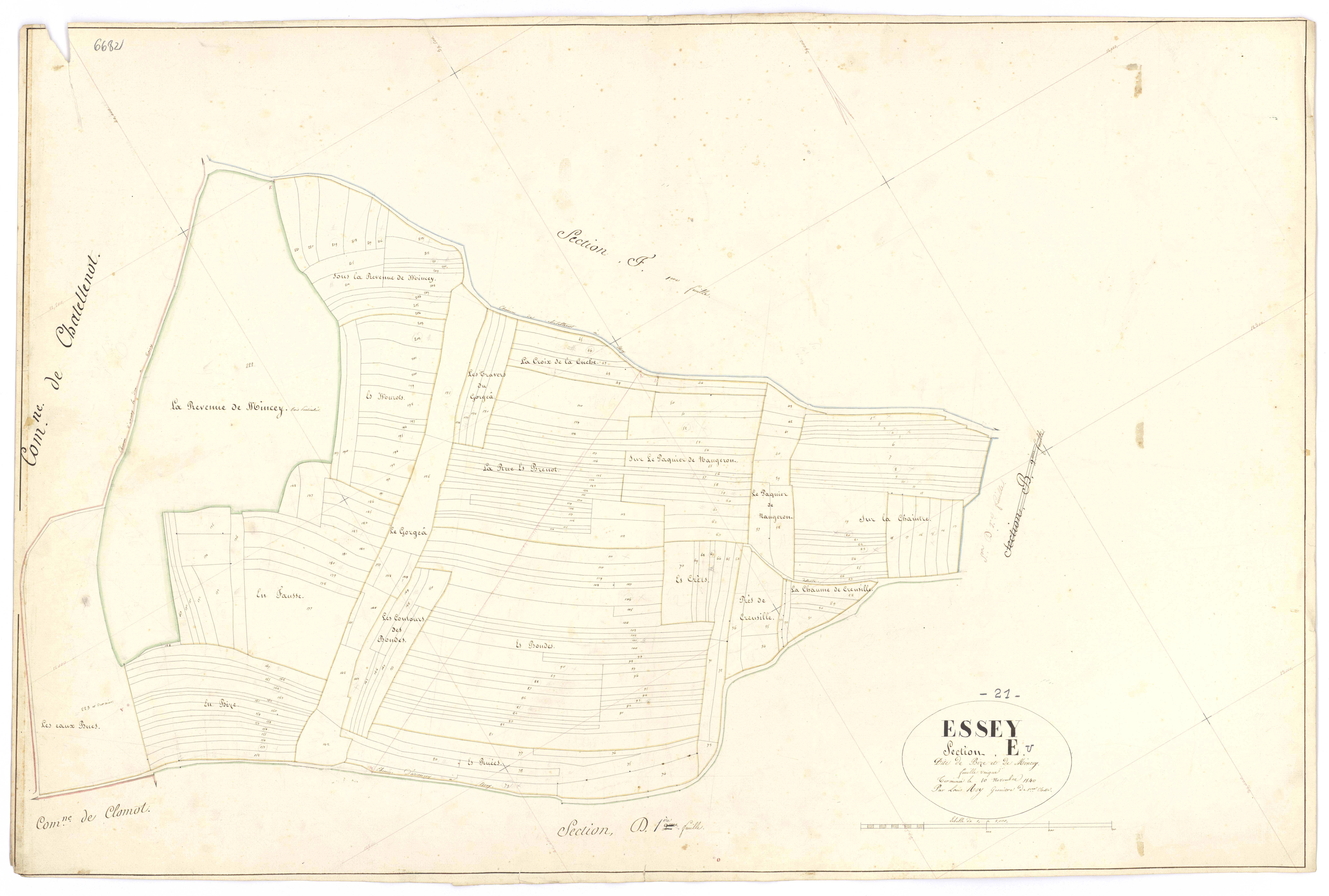 Essey - Section E - 3 P PLAN 259/9
