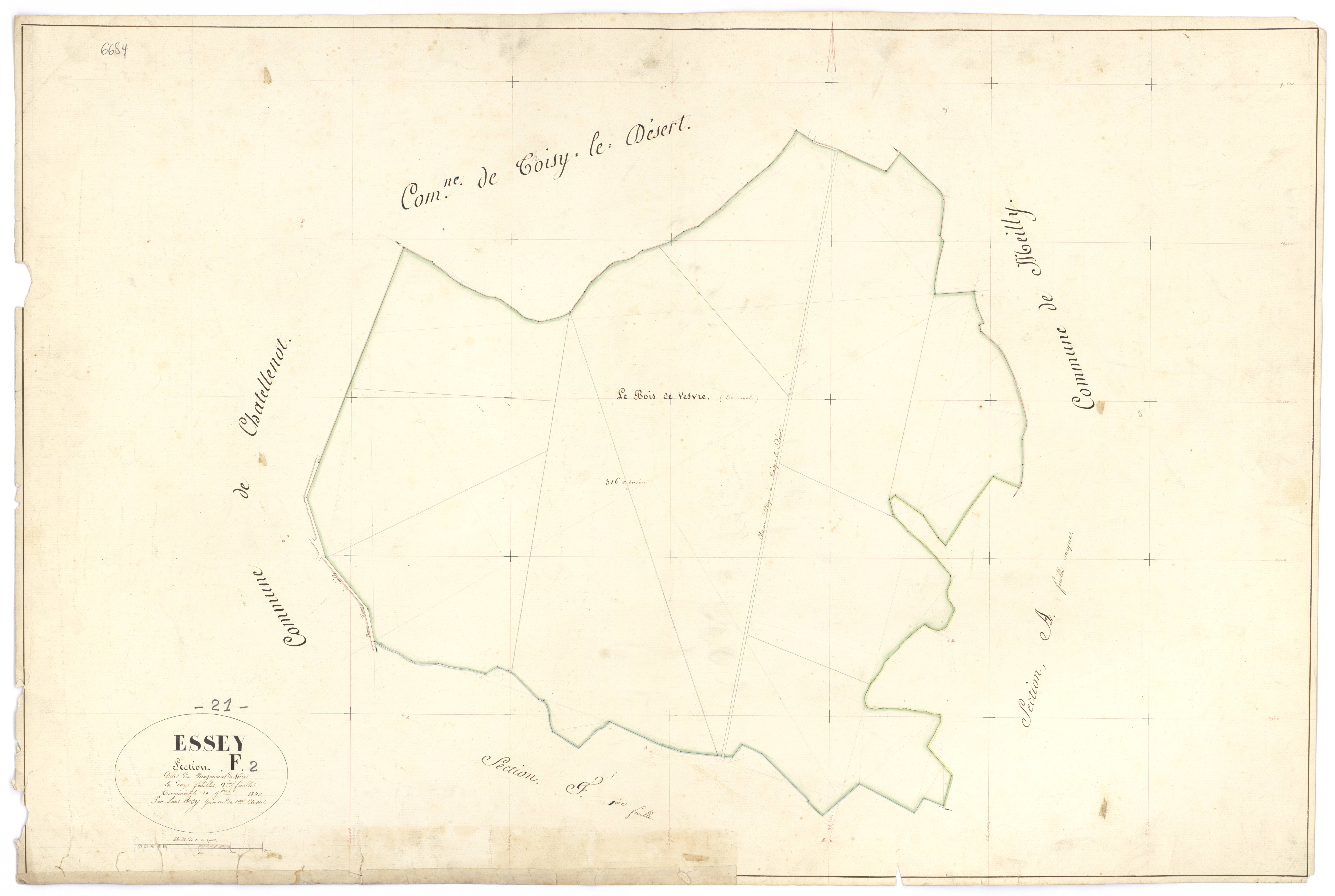 Essey - Section F2 - 3 P PLAN 259/11