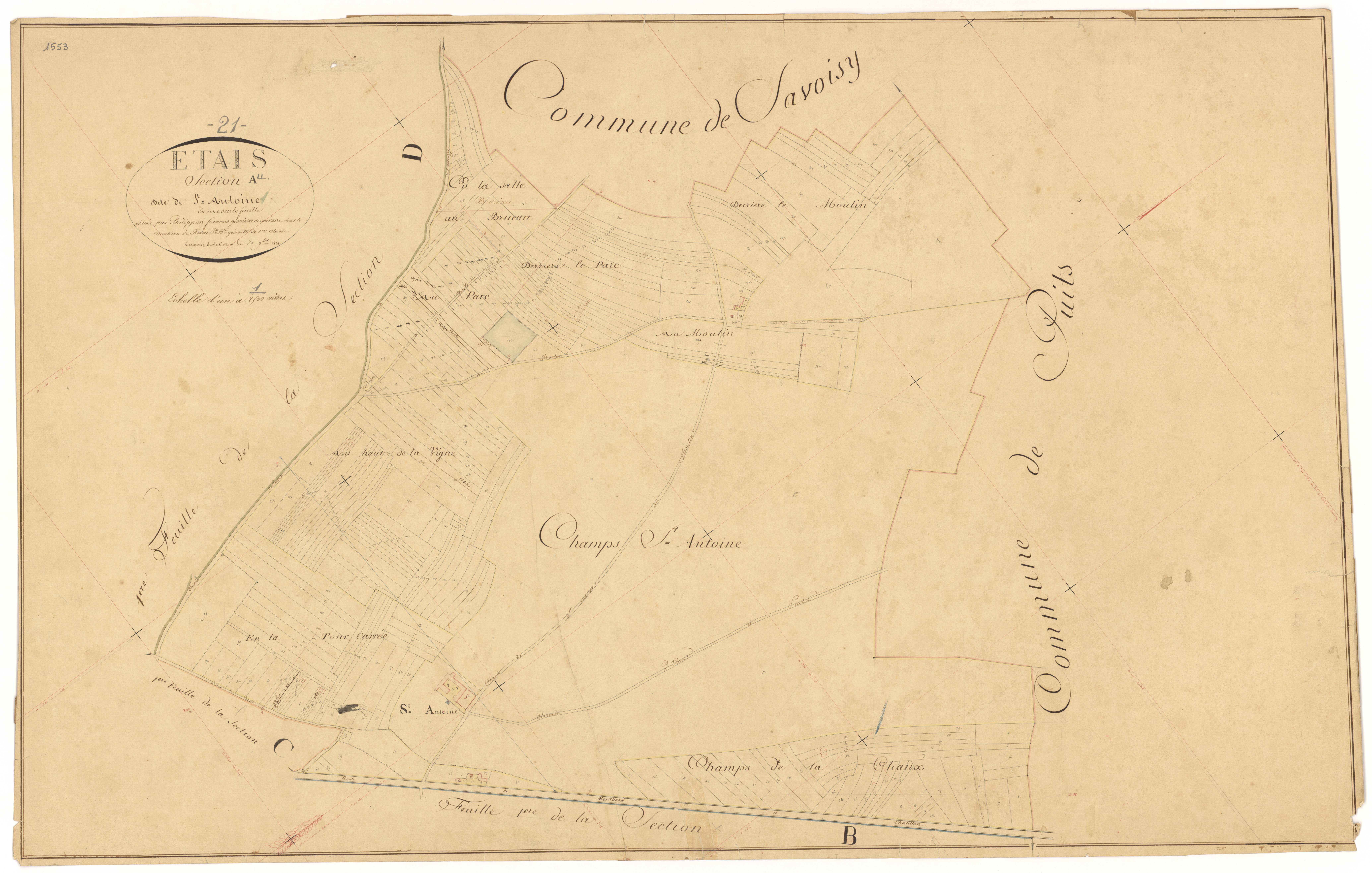Etais - Section A - 3 P PLAN 260/2
