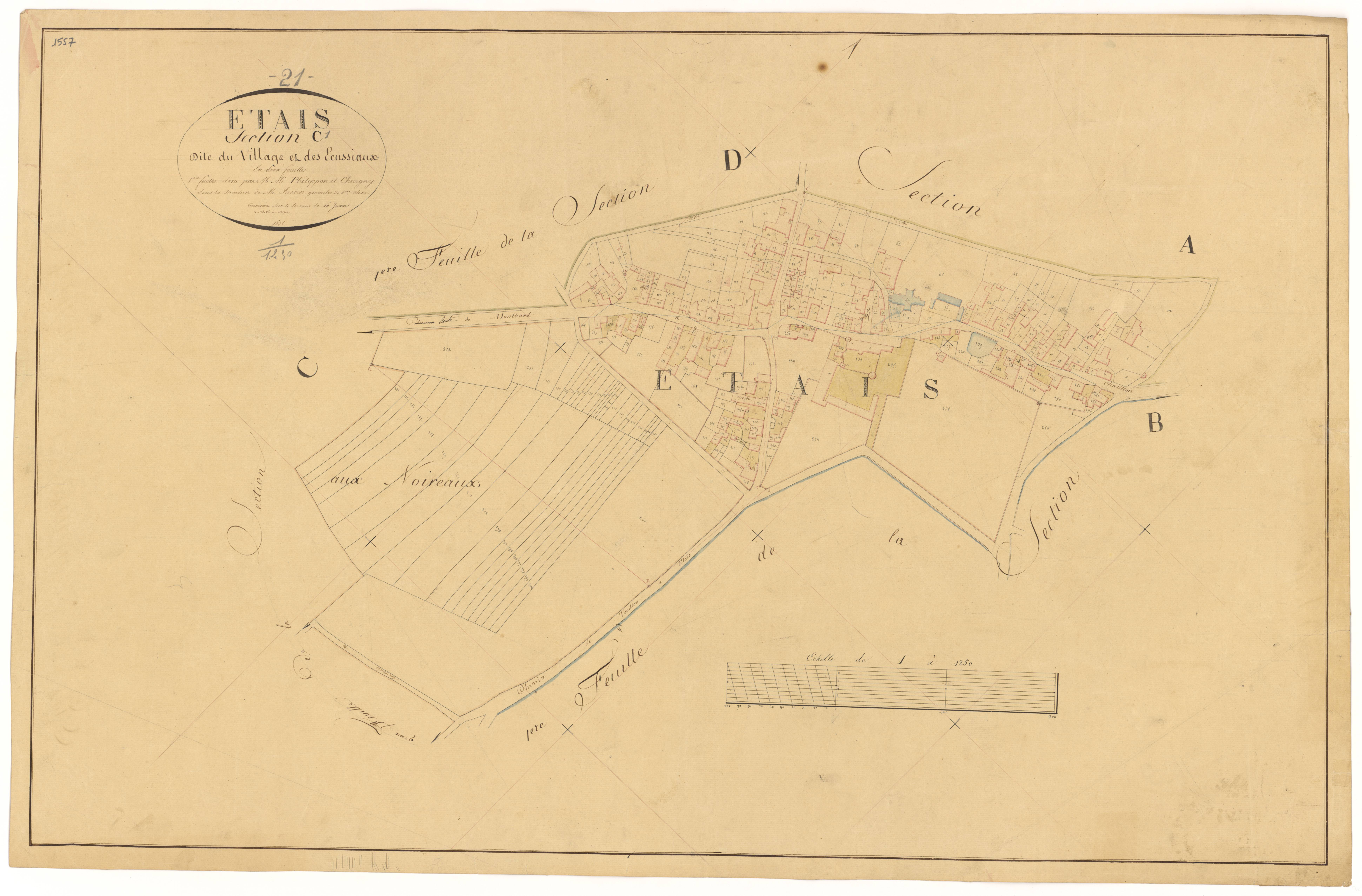 Etais - Section C1 - 3 P PLAN 260/6