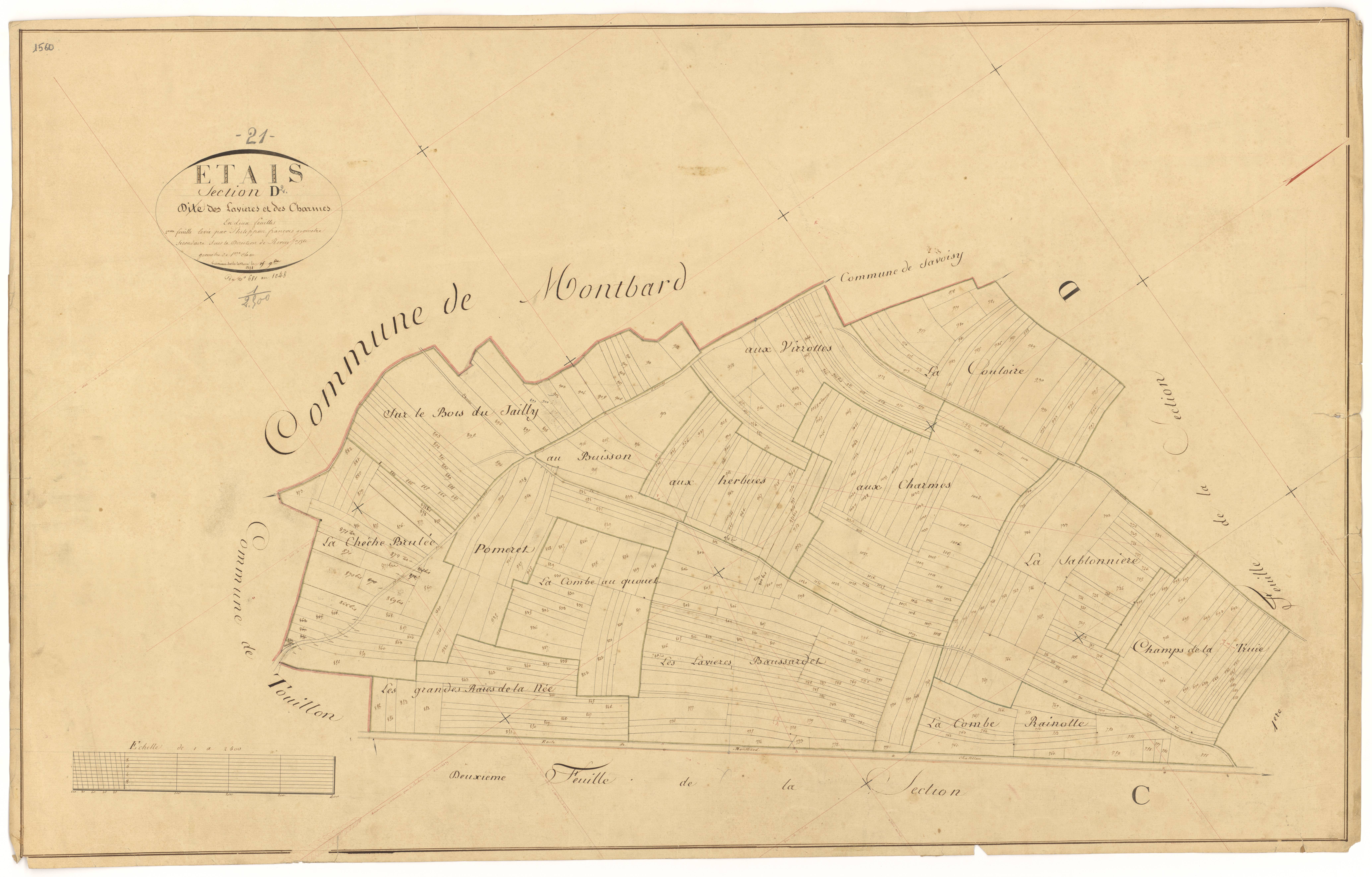 Etais - Section D2 - 3 P PLAN 260/9