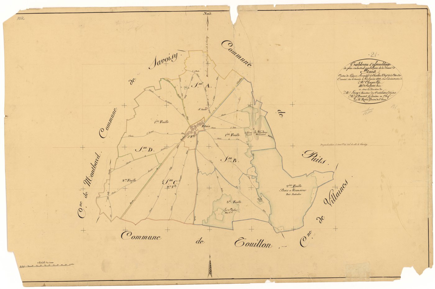 Etais - Tableau d'assemblage - 3 P PLAN 260/1