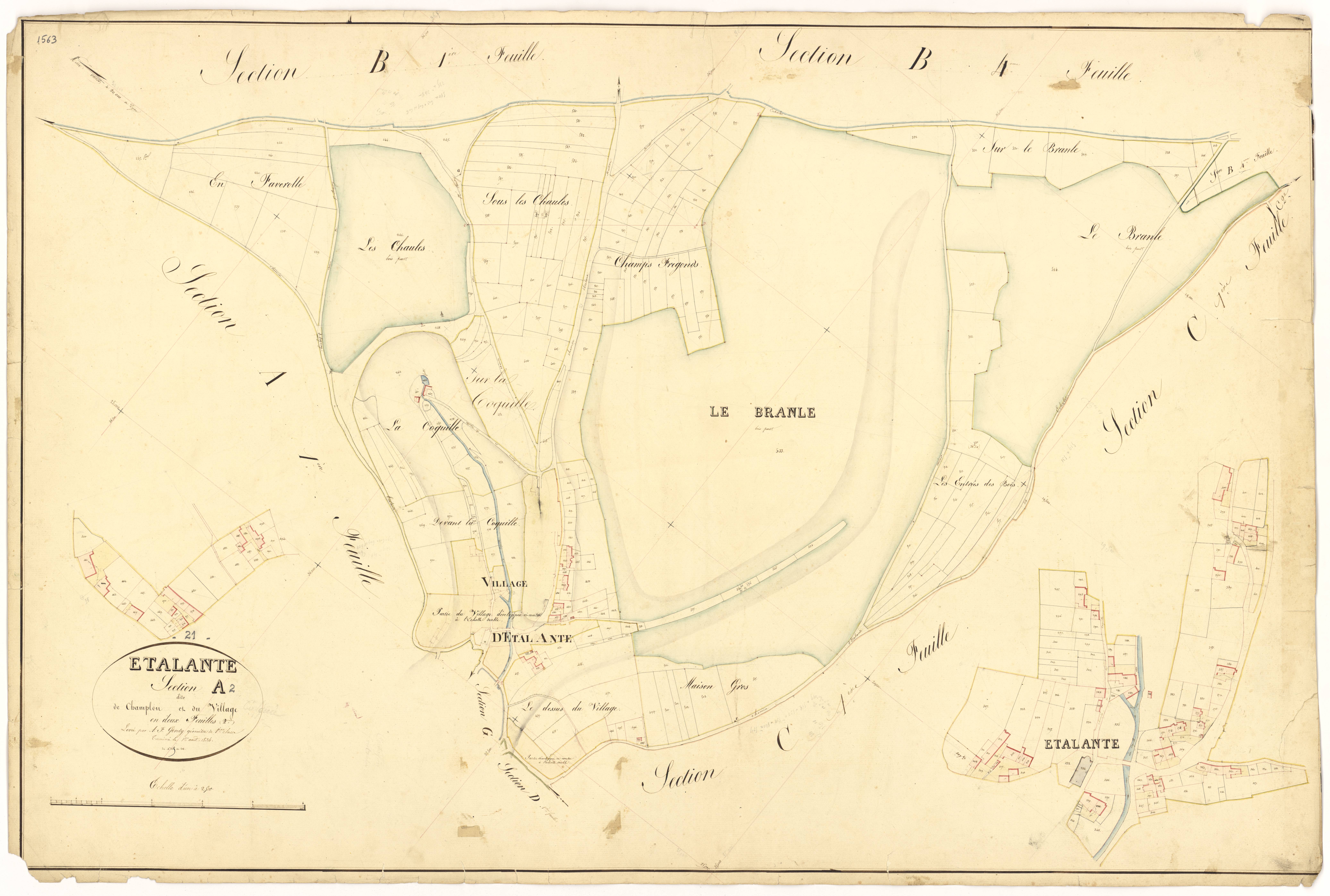 Etalante - Section A2 - 3 P PLAN 261/3