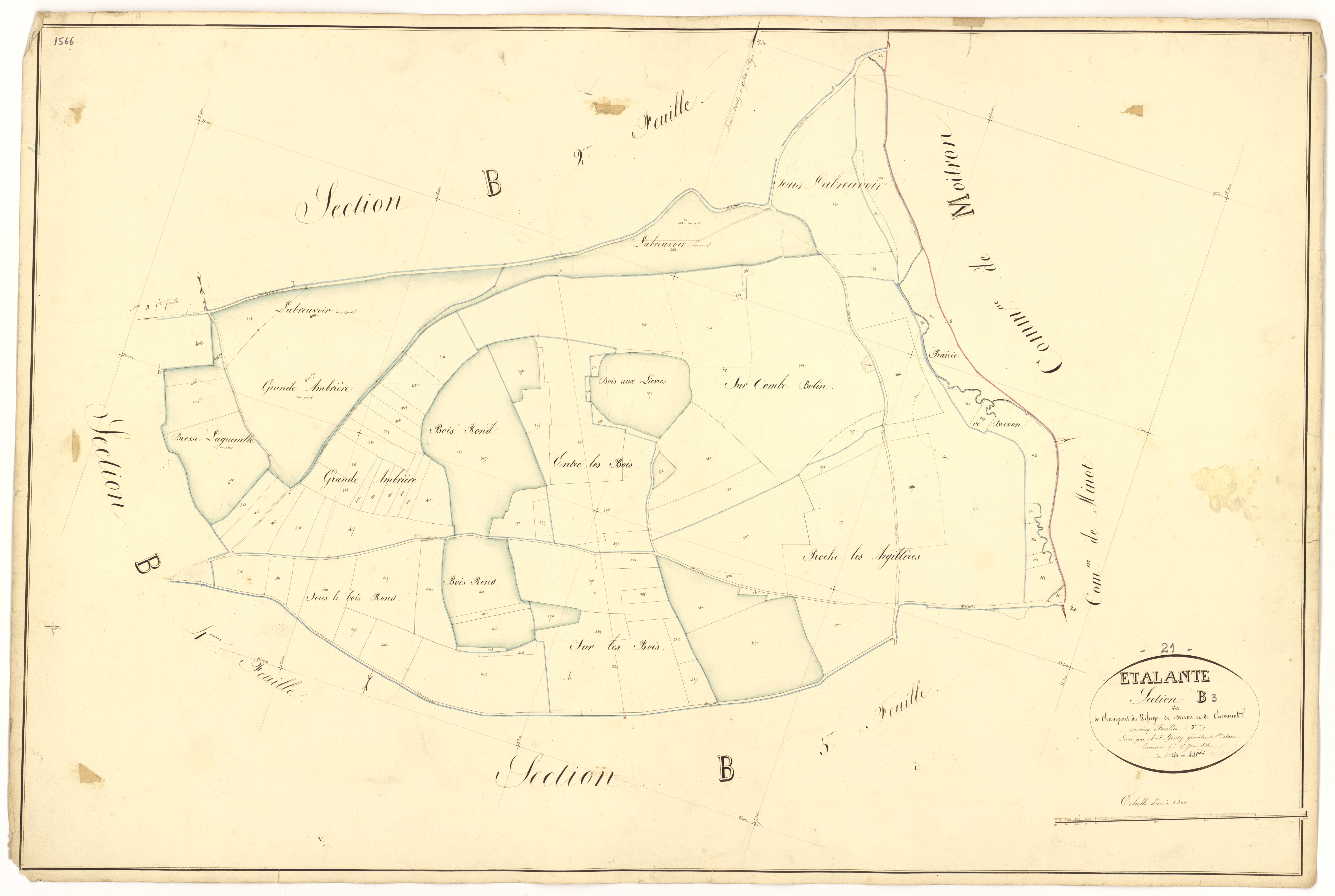 Etalante - Section B3 - 3 P PLAN 261/6