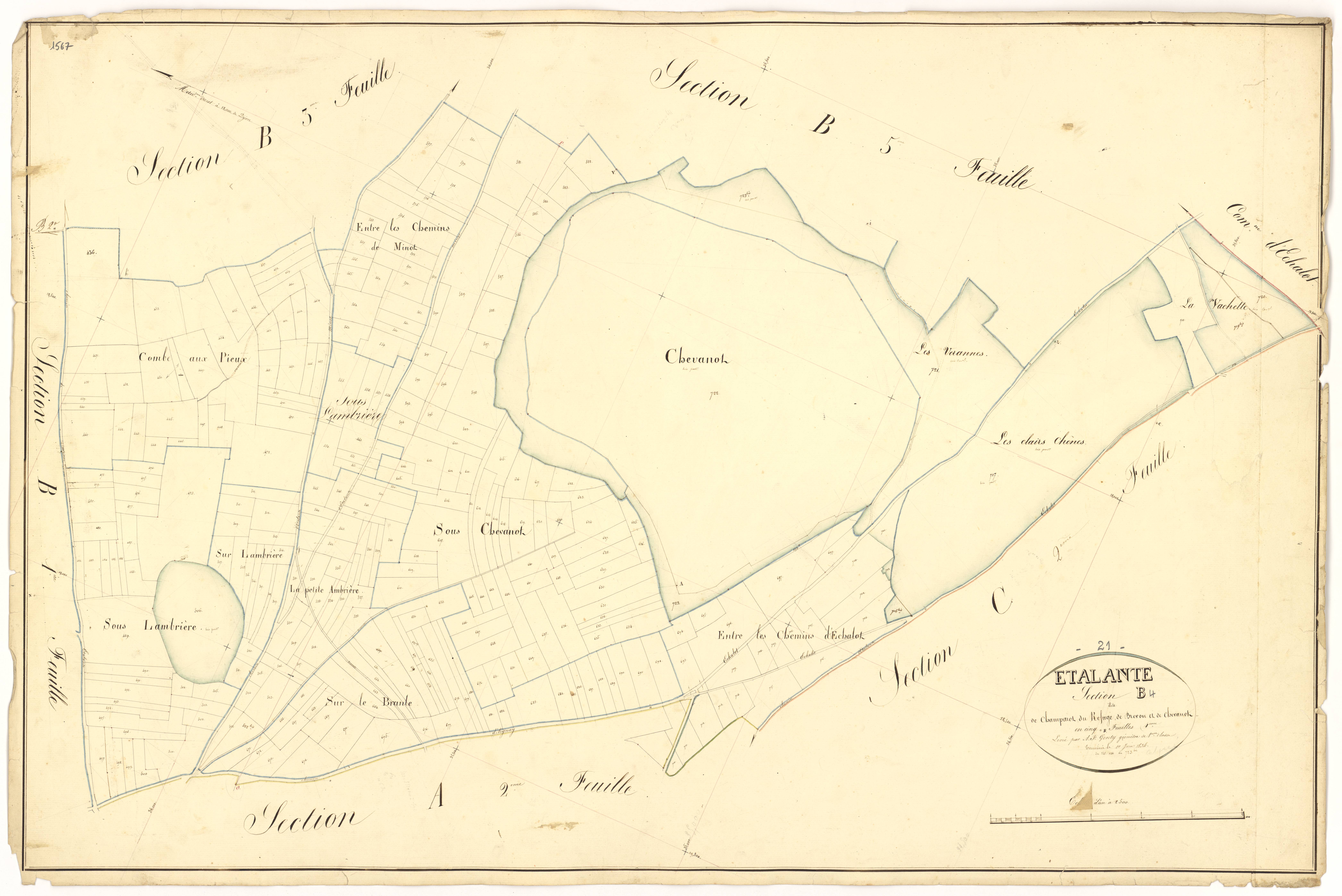 Etalante - Section B4 - 3 P PLAN 261/7