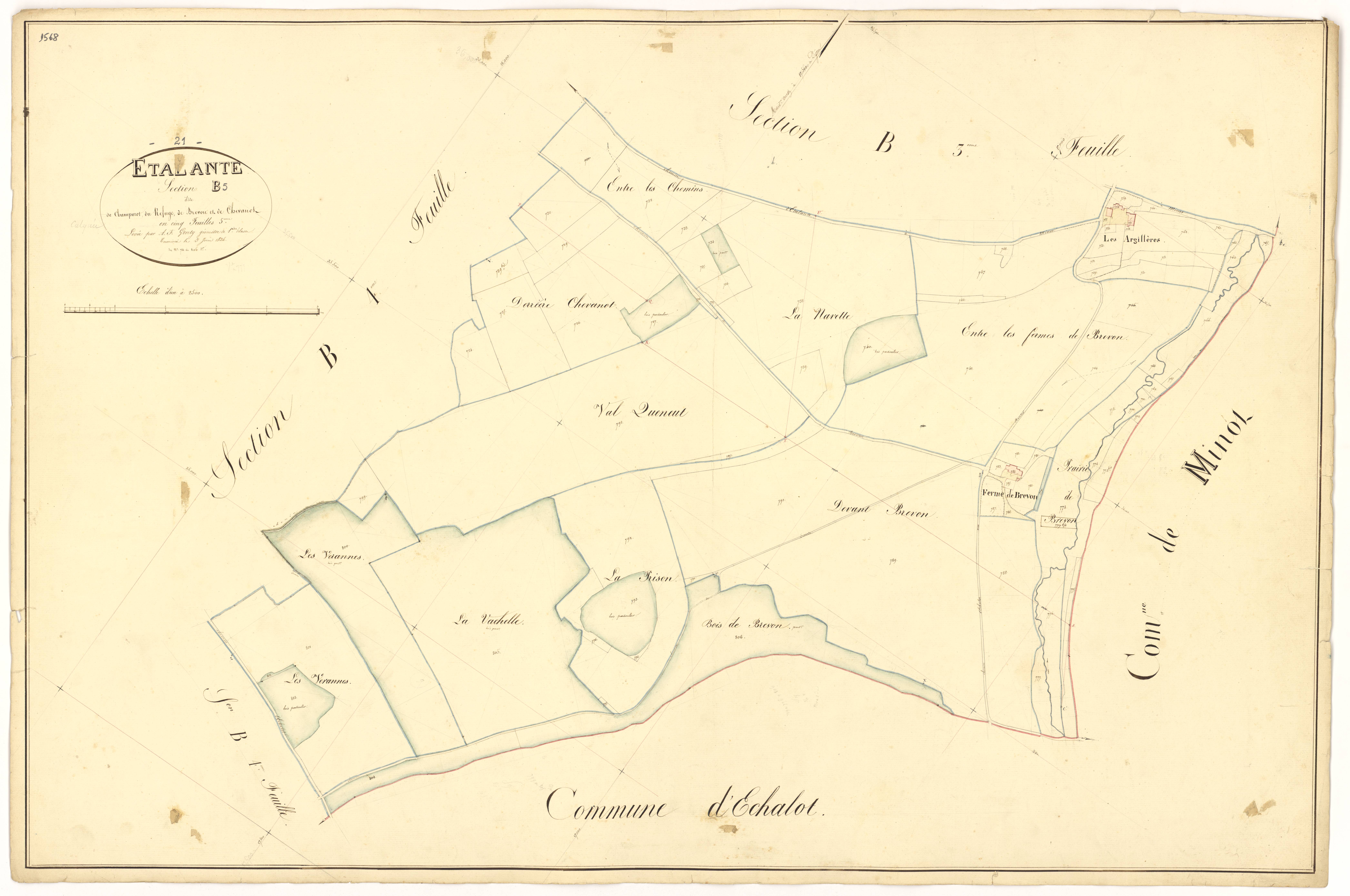 Etalante - Section B5 - 3 P PLAN 261/8