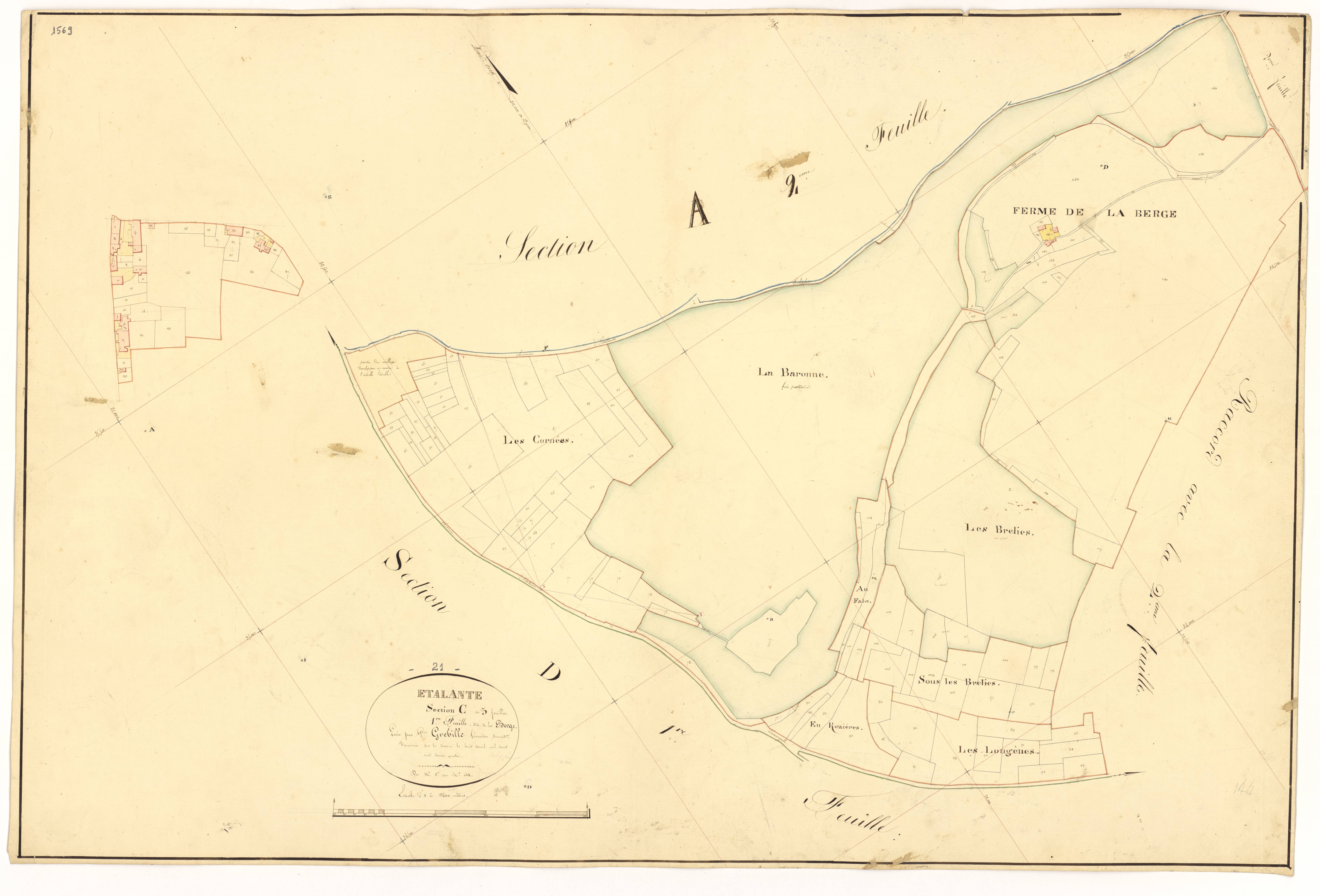 Etalante - Section C1 - 3 P PLAN 261/9