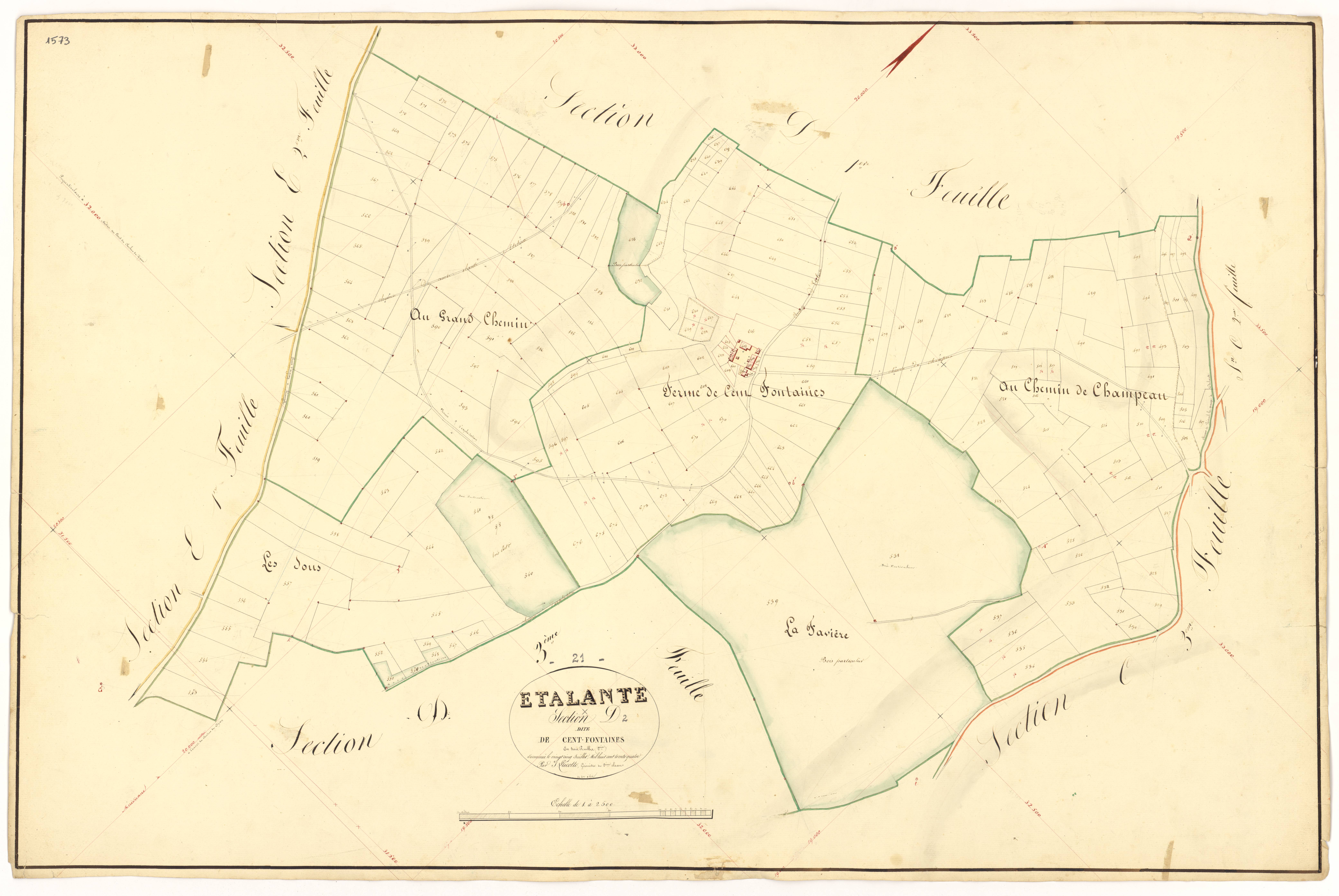 Etalante - Section D2 - 3 P PLAN 261/13